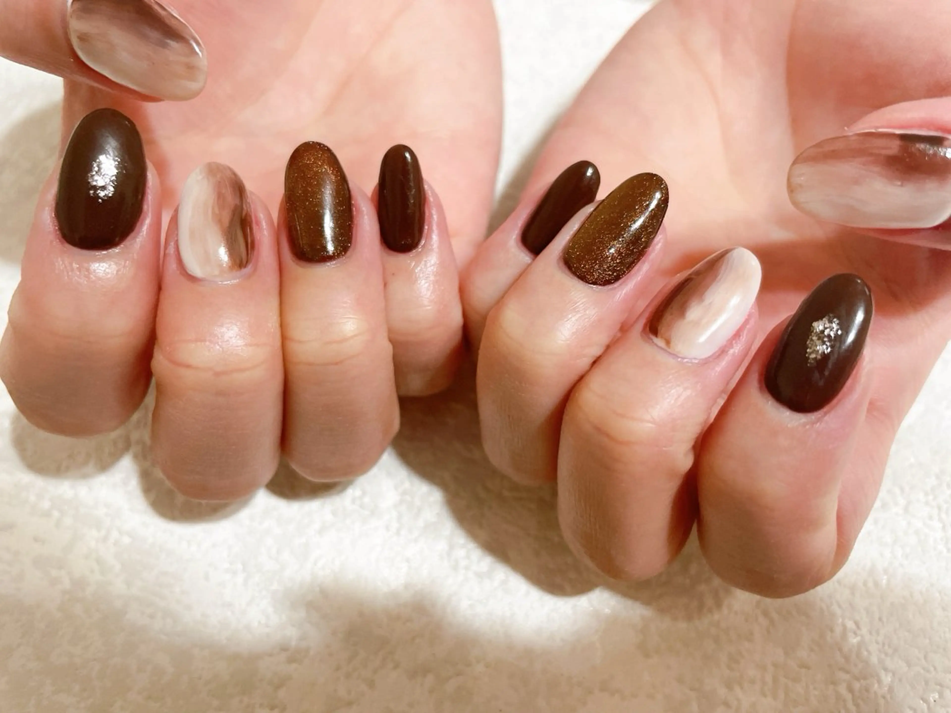 ネイル ジェルネイル 韓国ネイル パラジェル バレンタイン 冬ネイル kikinail 溝の口のネイルデザイン