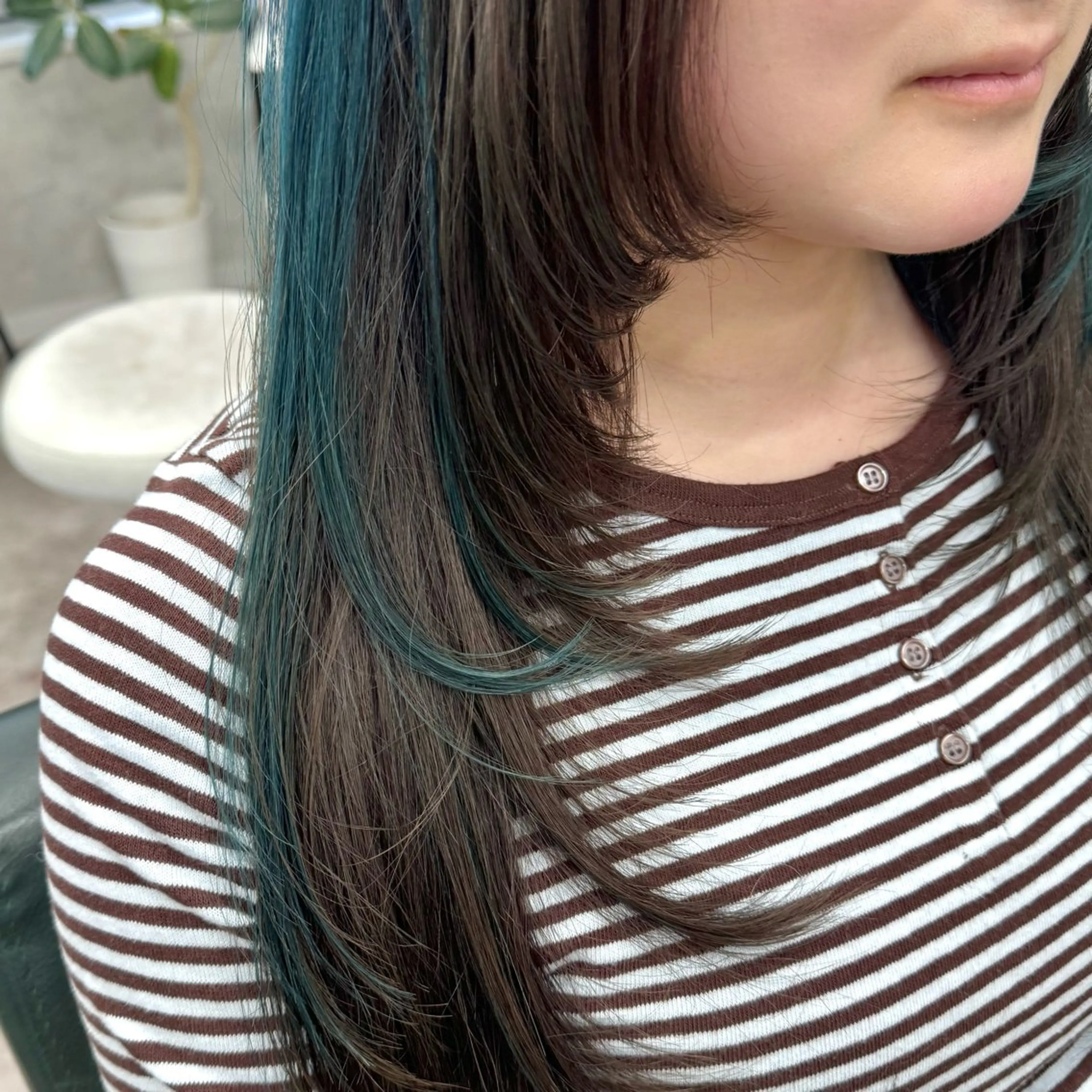 ロング カラー カット ヘアカラー JUNSHIN🦋 ヘアセット／カラーのヘアスタイル