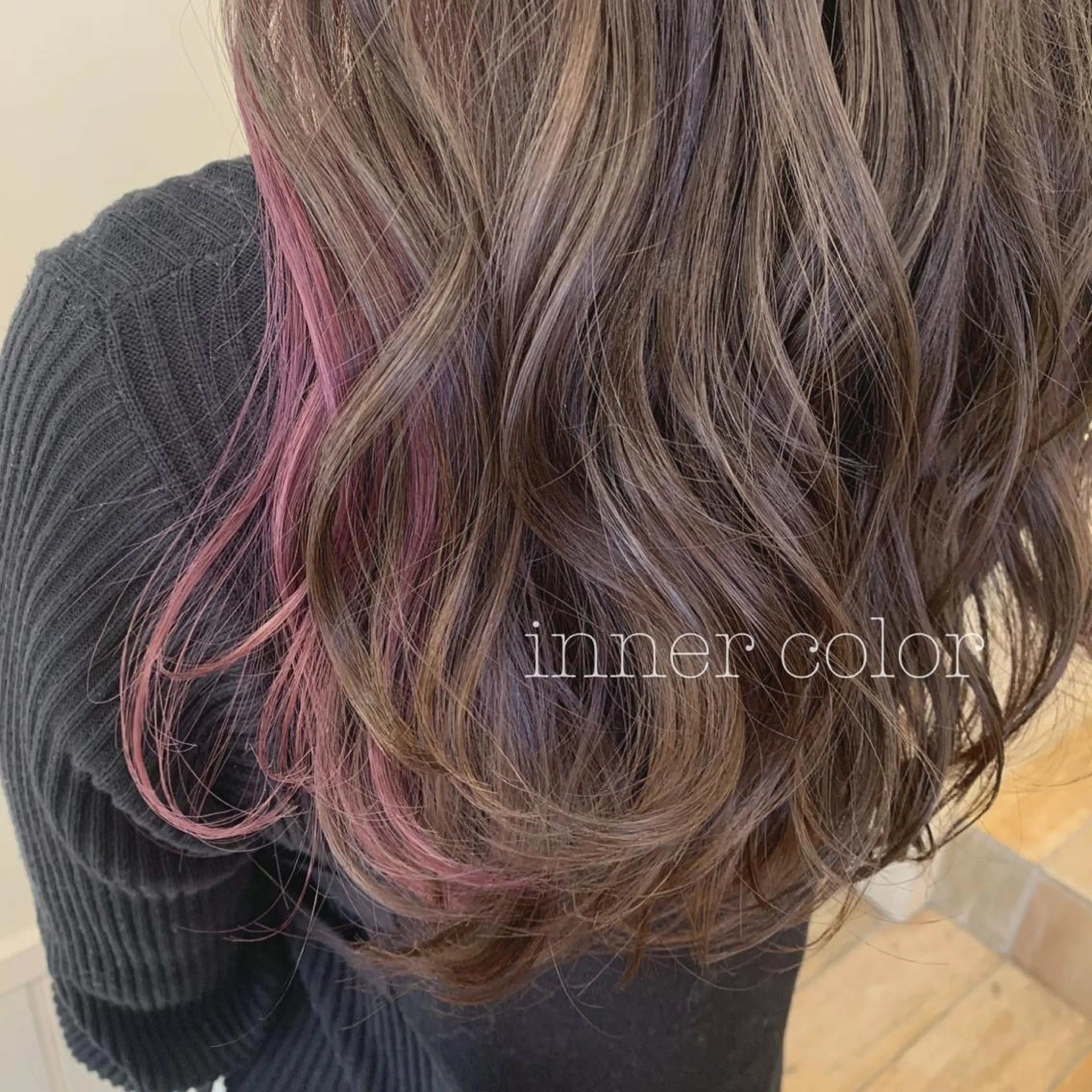 ロング カラー ヘアカラー トリートメント ぱつっとボブ/ 小野あかねのその他イメージ