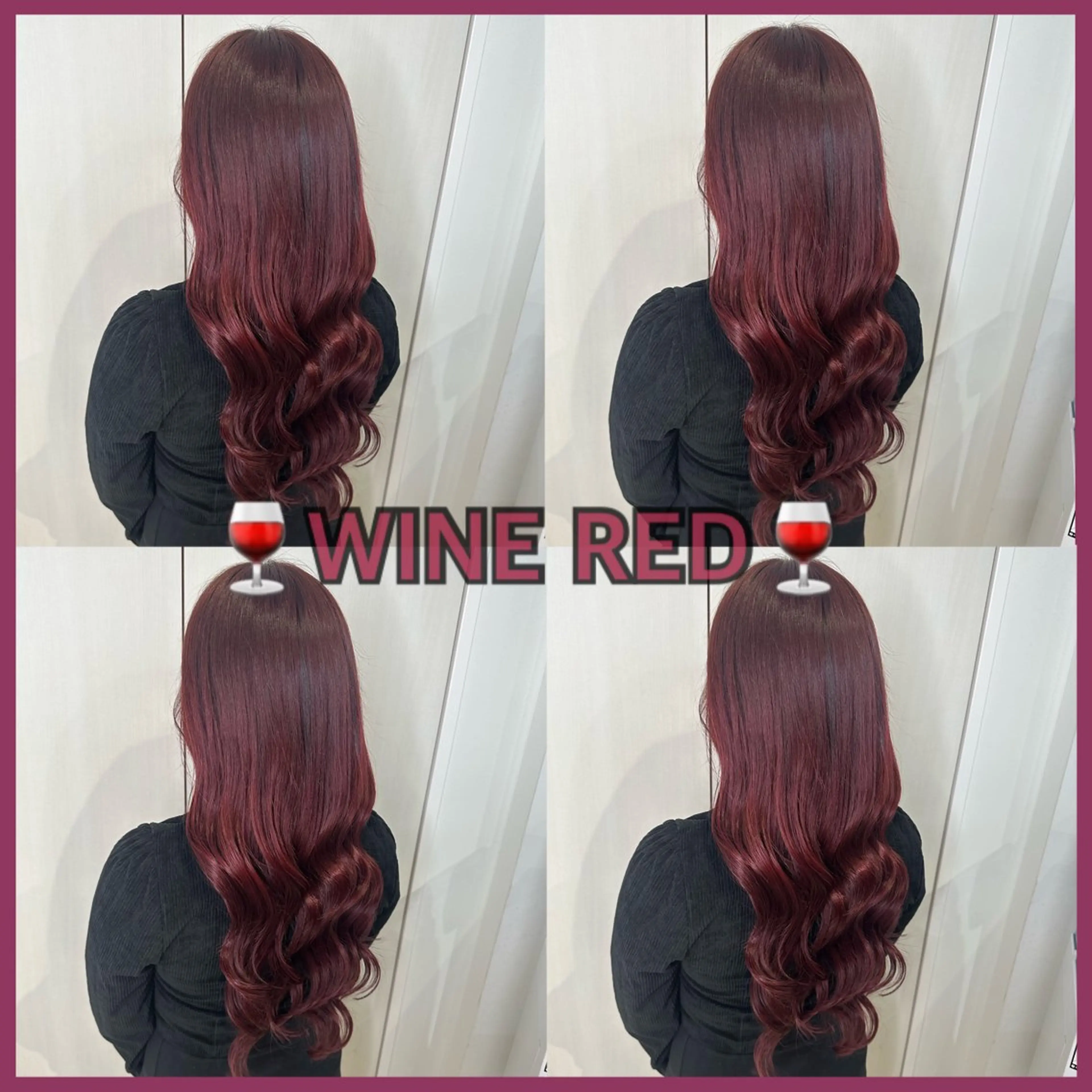 ロング カラー レッドカラー ヘアカラー エクステ beauty studio M.O.D shibuya 【モッズ】所属・🦋エクステ🦋 TOMOKAのヘアスタイル