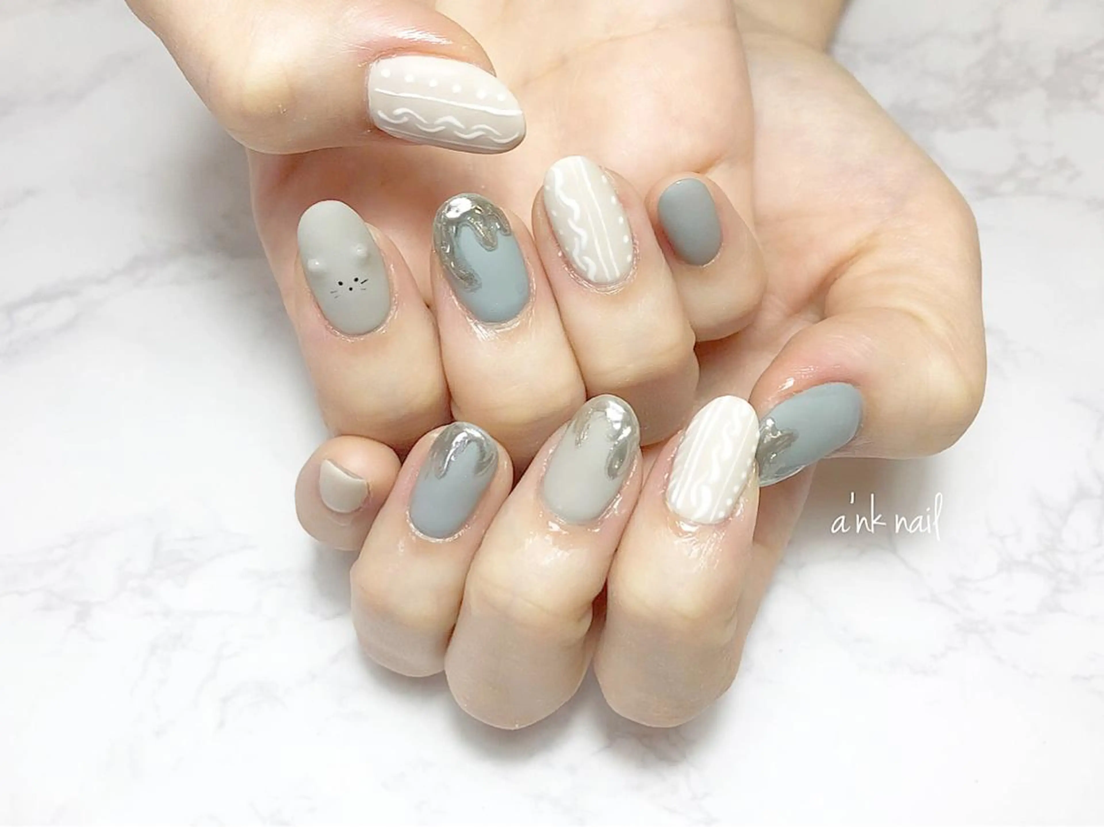 ネイル Sawamoto Akinaのネイルデザイン