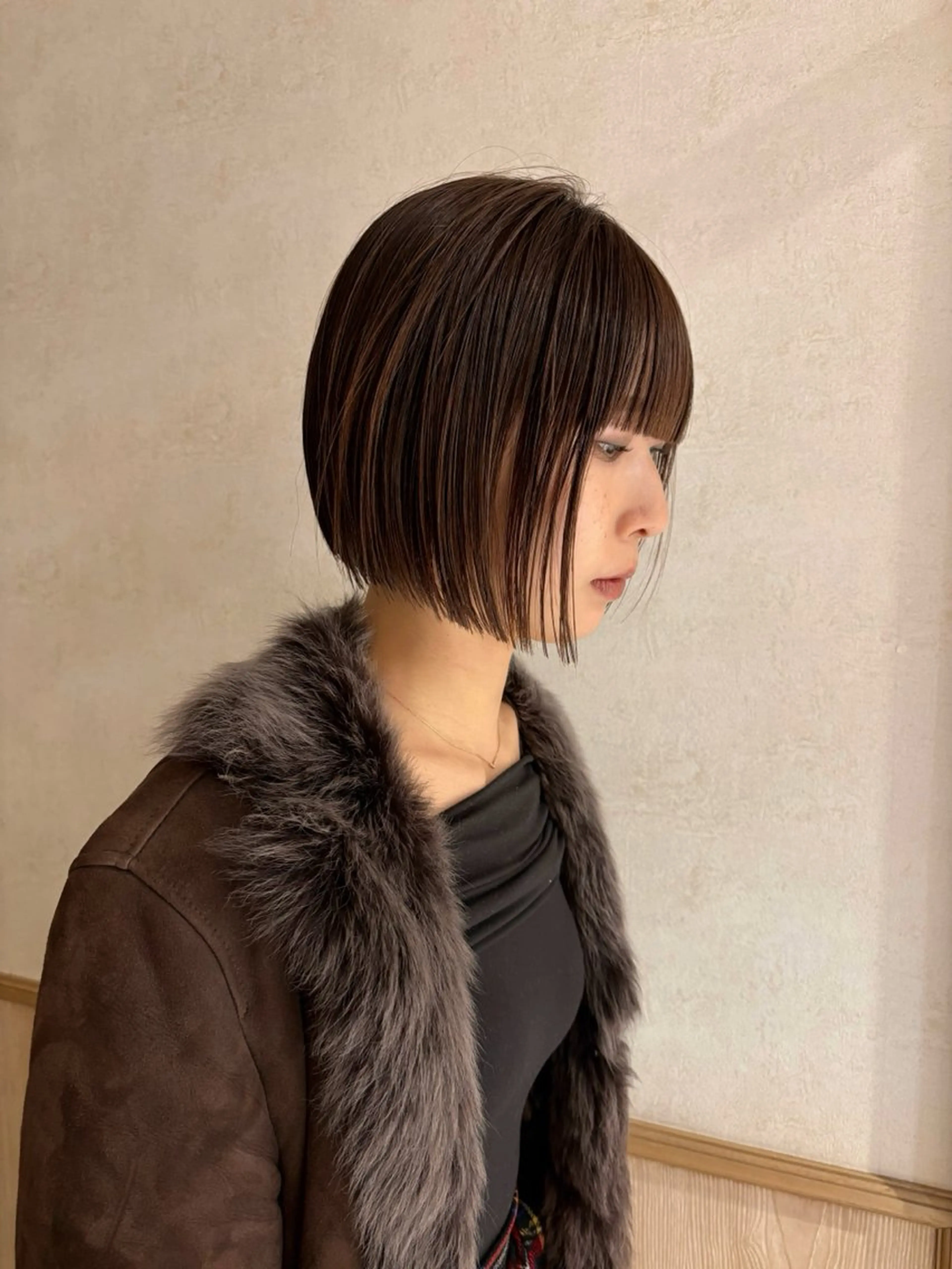 ミディアム カット izumi/ ボブ/パーマのヘアスタイル