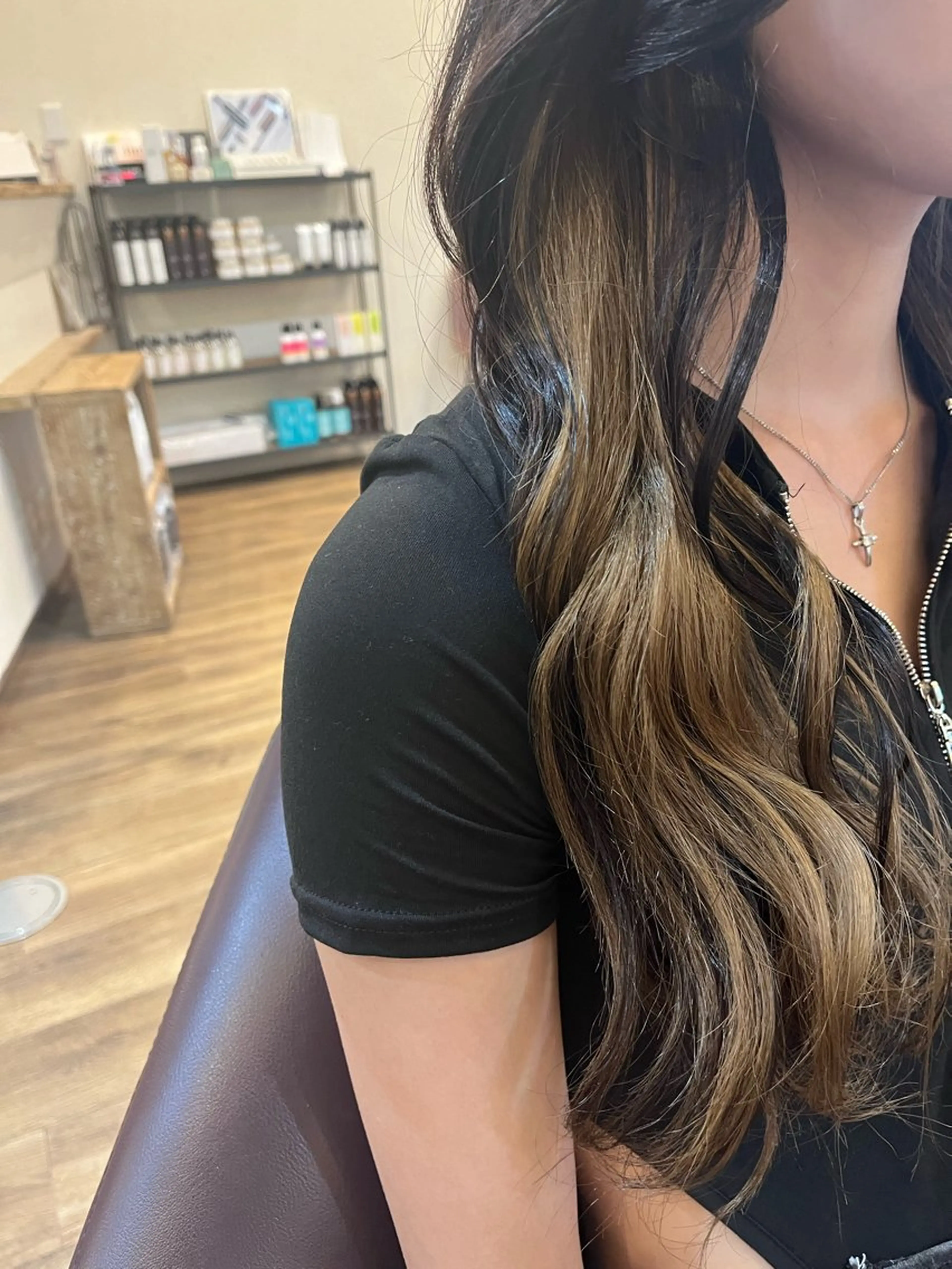 ロング ヘアカラー 阿部 翔一郎/暖色系カラーのヘアスタイル