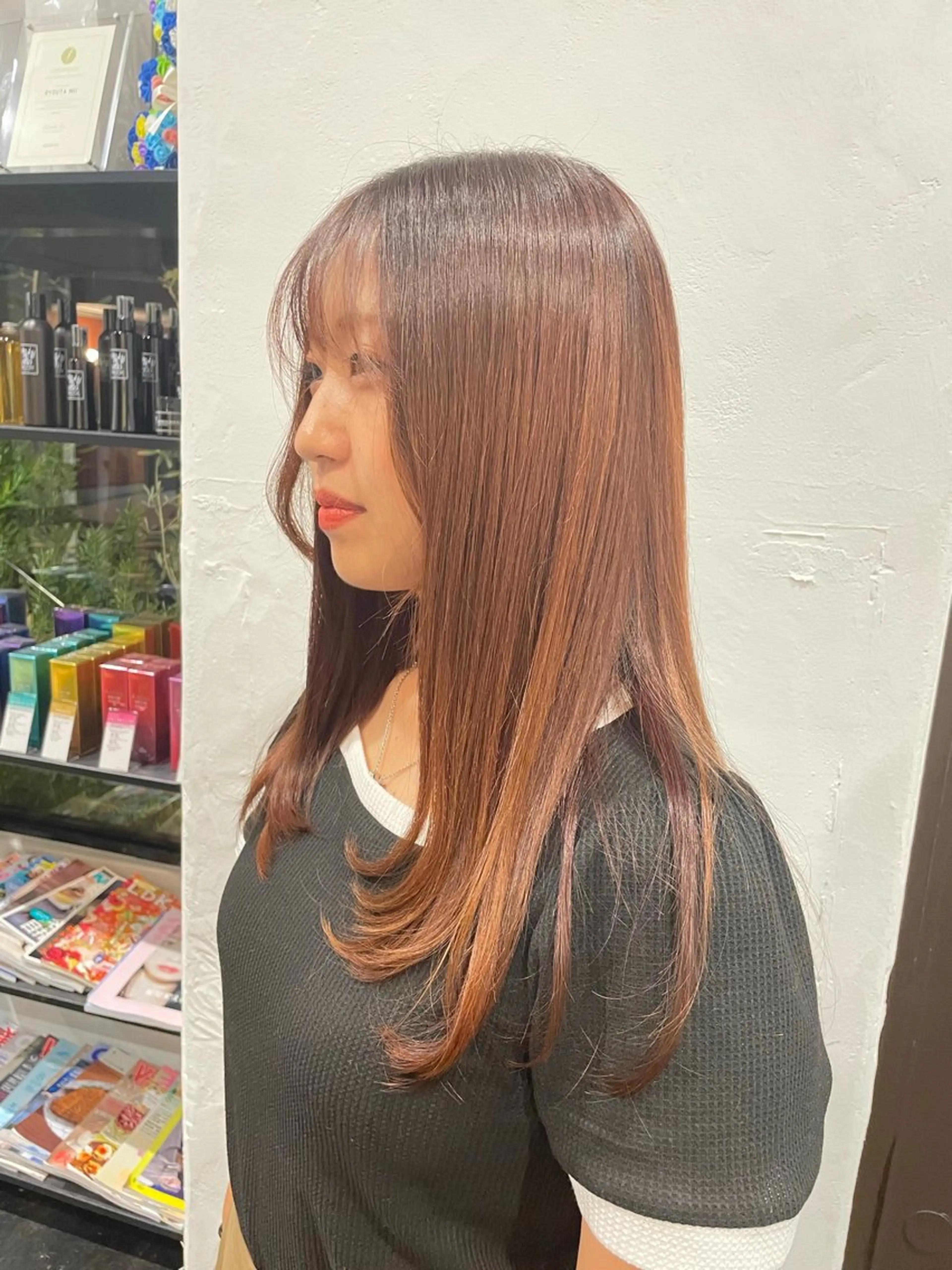 ロング レイヤーカット ARCOIRIS by　doll hair所属・稲本麻衣 【韓国ヘア】のヘアスタイル