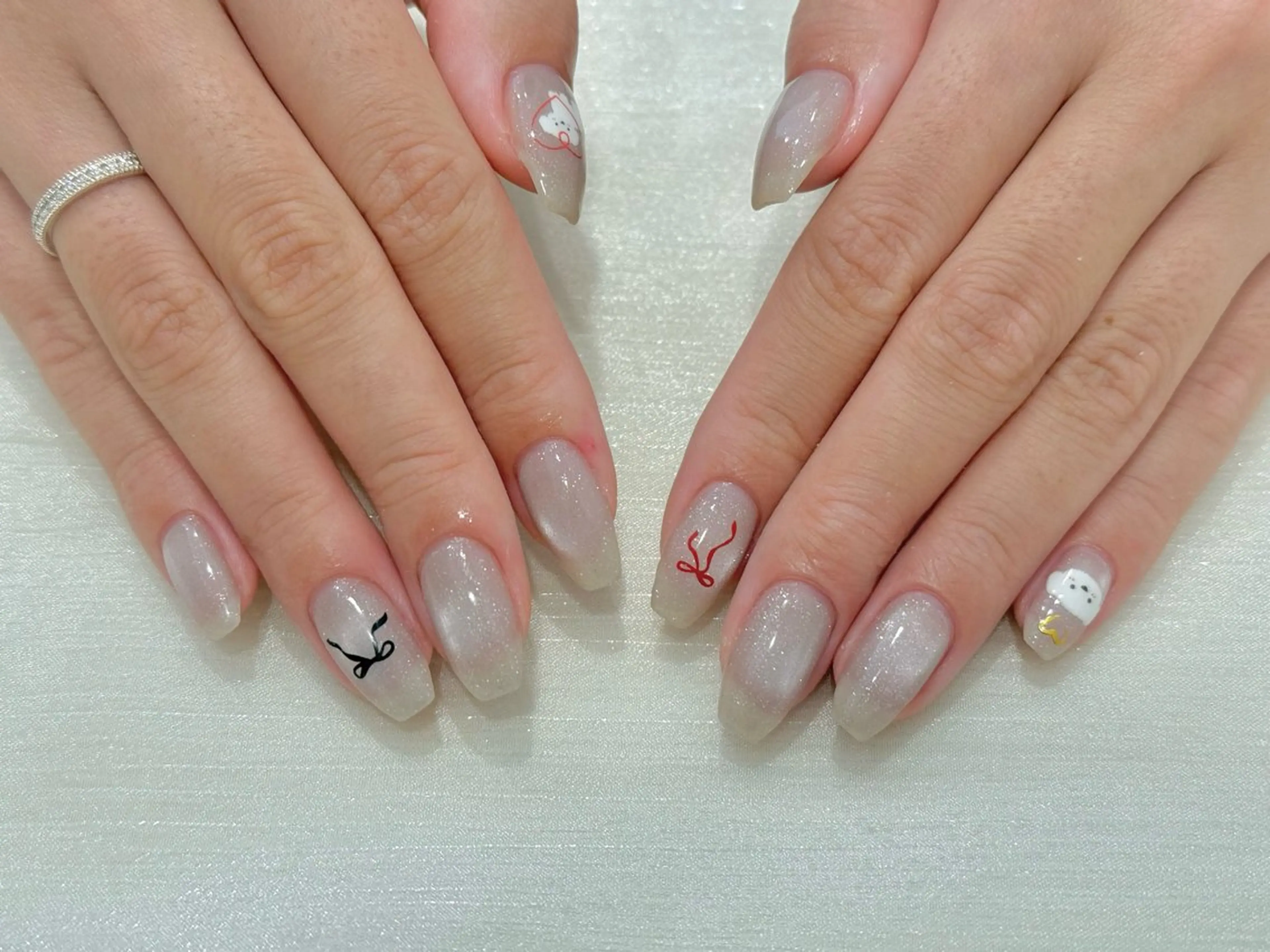 ワンカラー/ネイルシール4本まで🩵オフありの写真