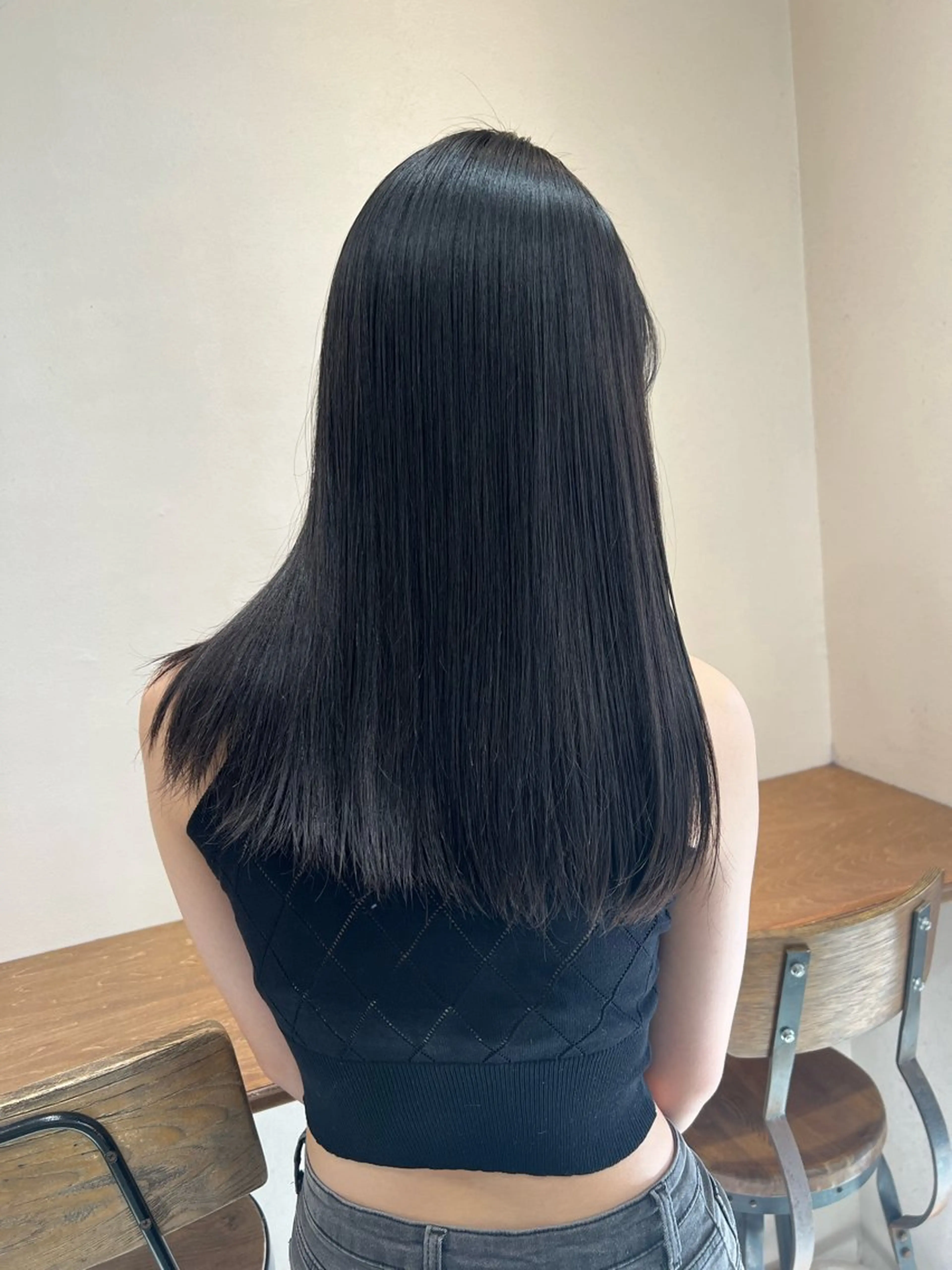 セミロング カラー ヘアアレンジ 髪質改善 トリートメント カット ヘアカラー トリートメント ヘアセット 金子 廉のヘアスタイル