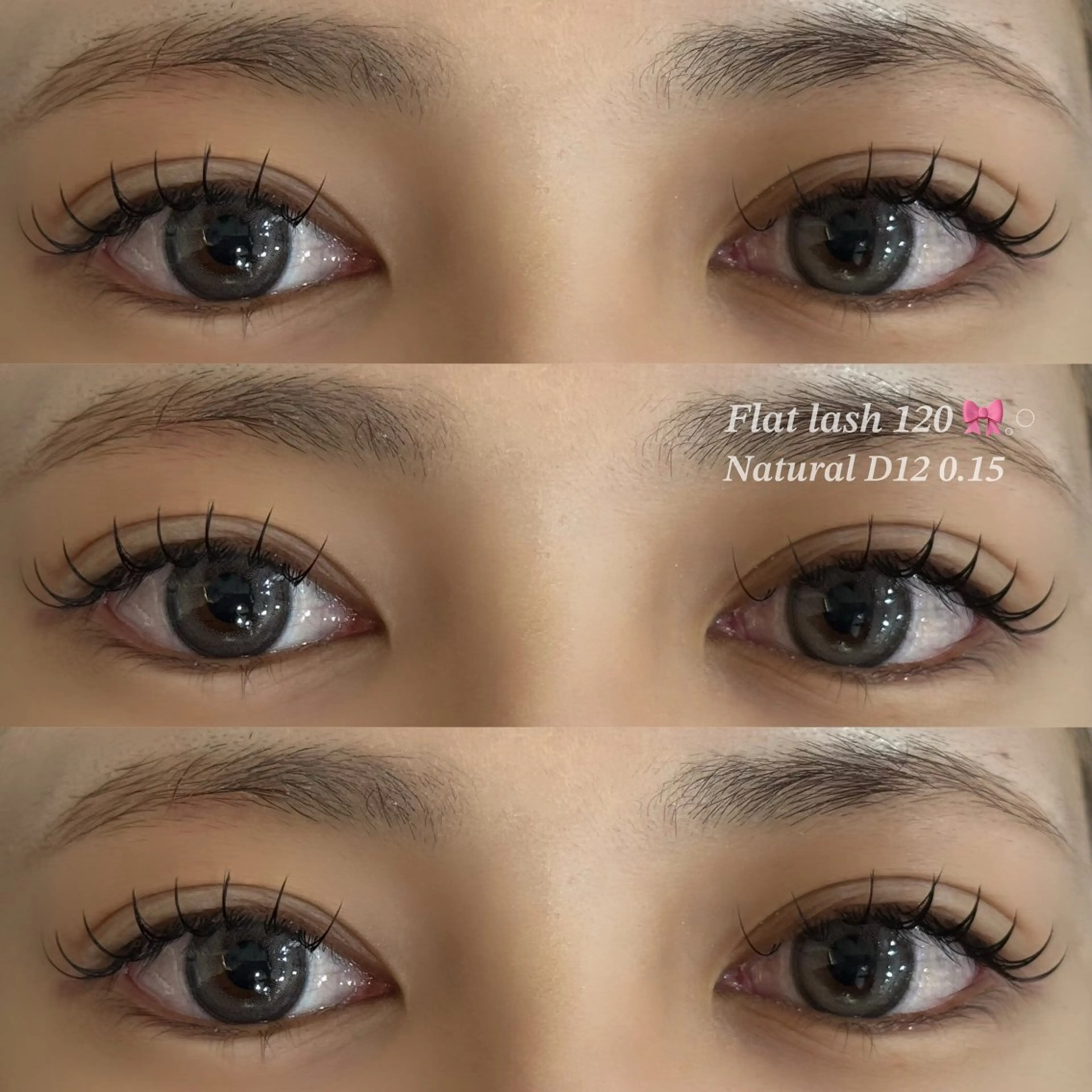 マツエク・マツパ Miyuu🎀カラー マツエク・ストレートのマツエク・マツパデザイン