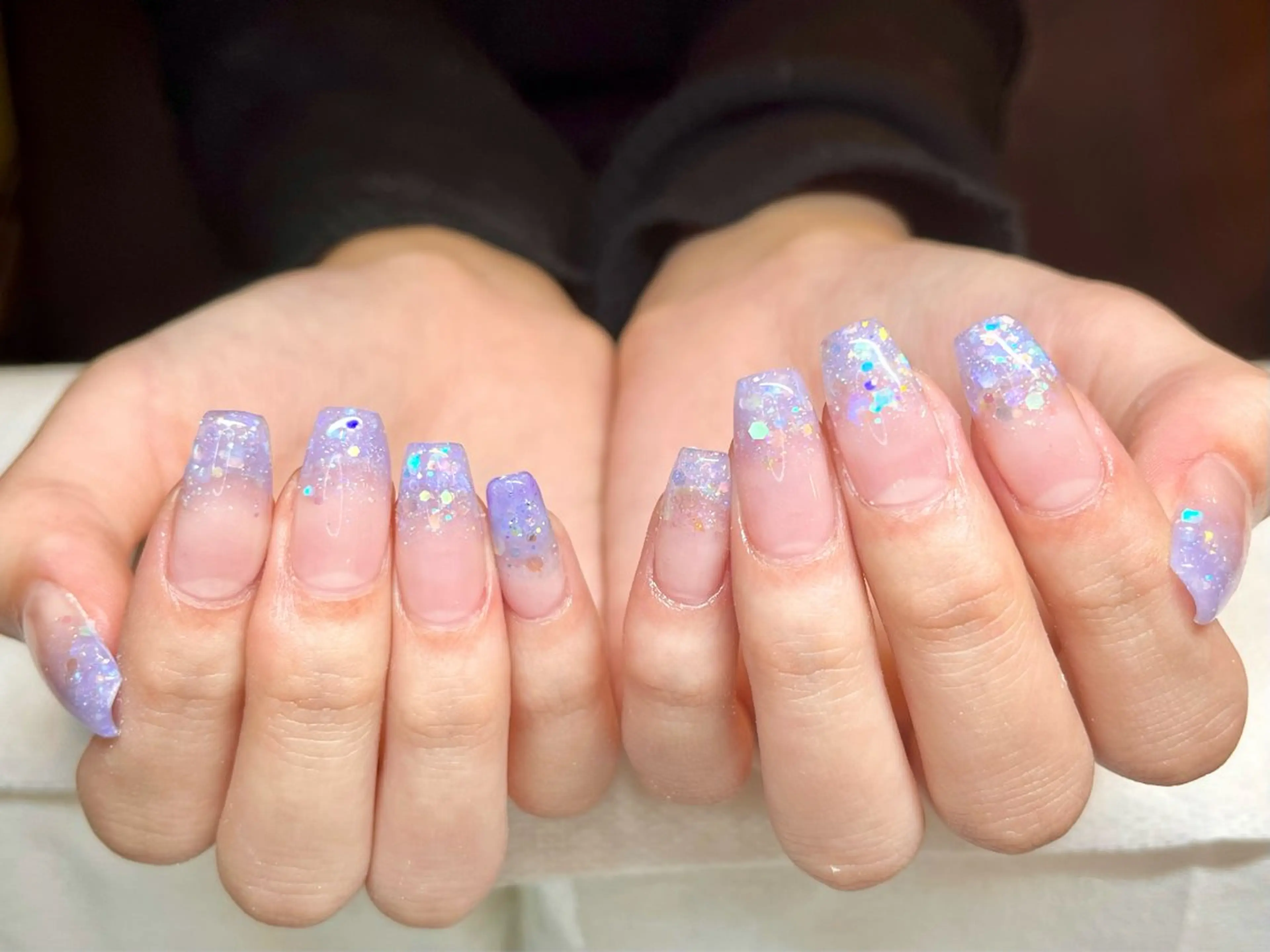 ネイル アートネイル オフィスネイル ワンカラーネイル ショートネイル ネイルサロン　リリーブランシュ所属・森 瑞紀のネイルデザイン