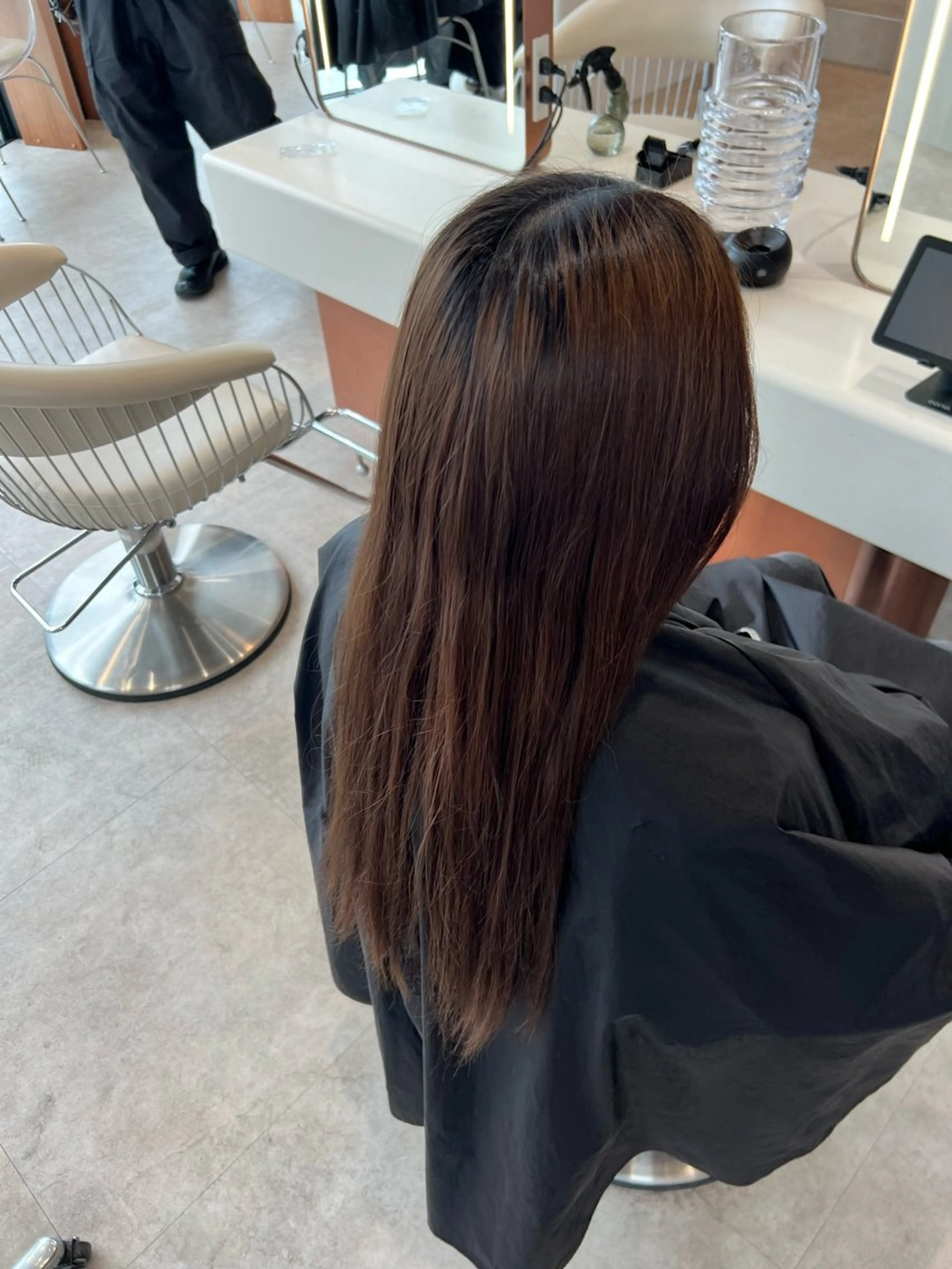 ミディアム カラー ✨髪質改善 縮毛矯正 艶髪 立川 コウキ✨のヘアスタイル