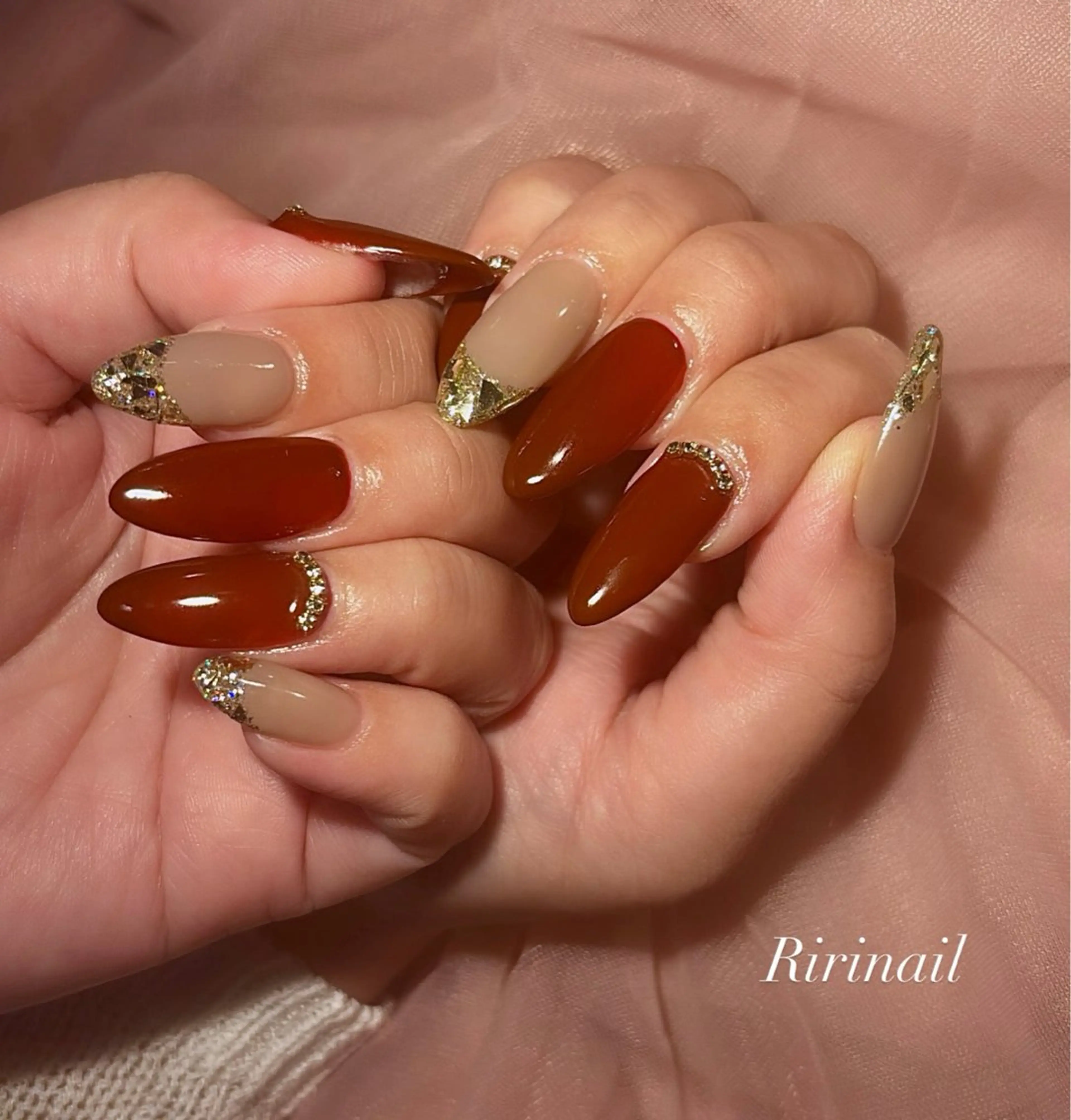 ネイル ハンドネイル 𝐁𝐞𝐥𝐥 𝐦𝐞のネイルデザイン