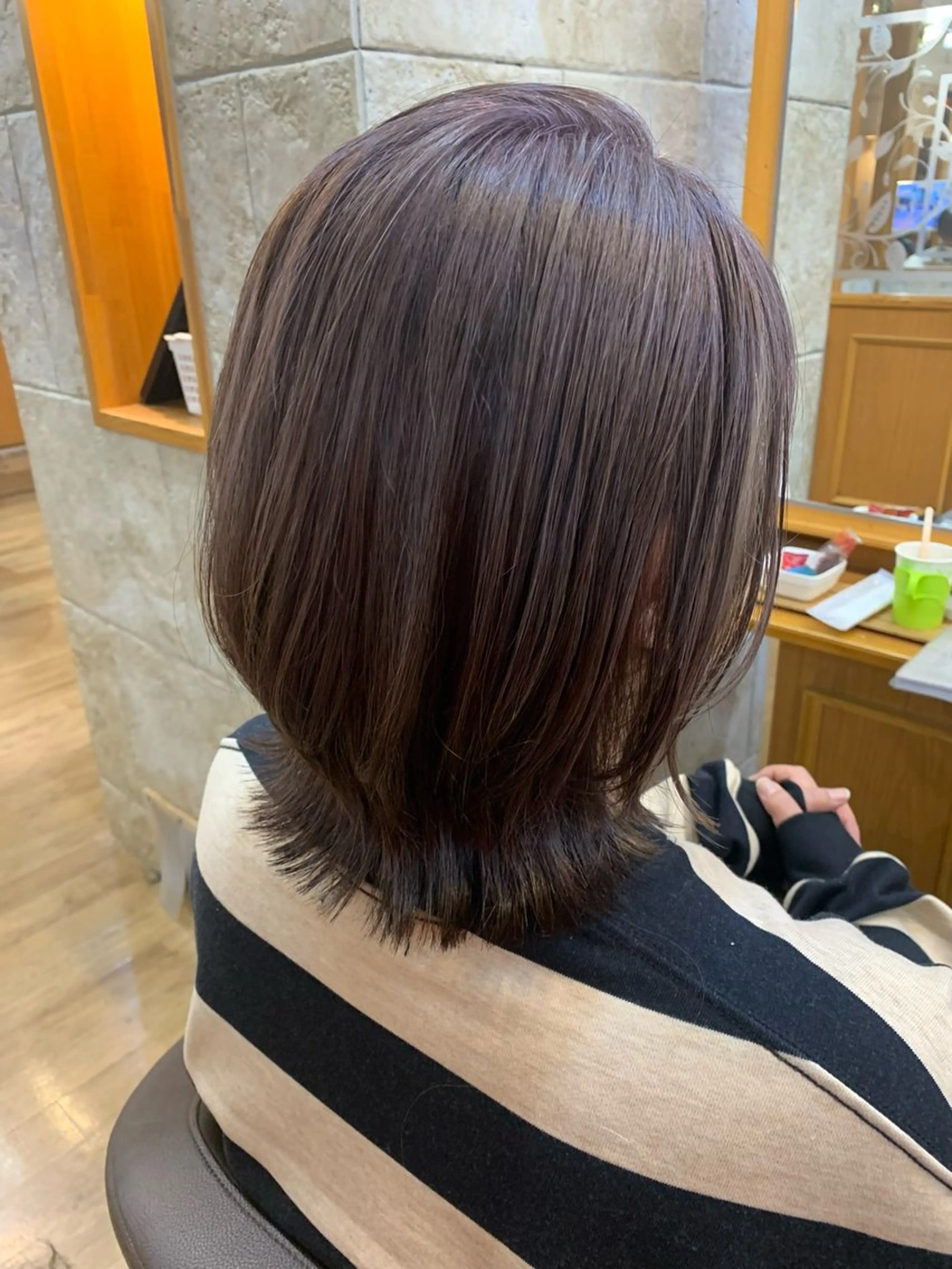 【ご新規様全員がまず選ぶメニュー🥳】カット+透明感カラー+オージュア4stepトリートメントの写真