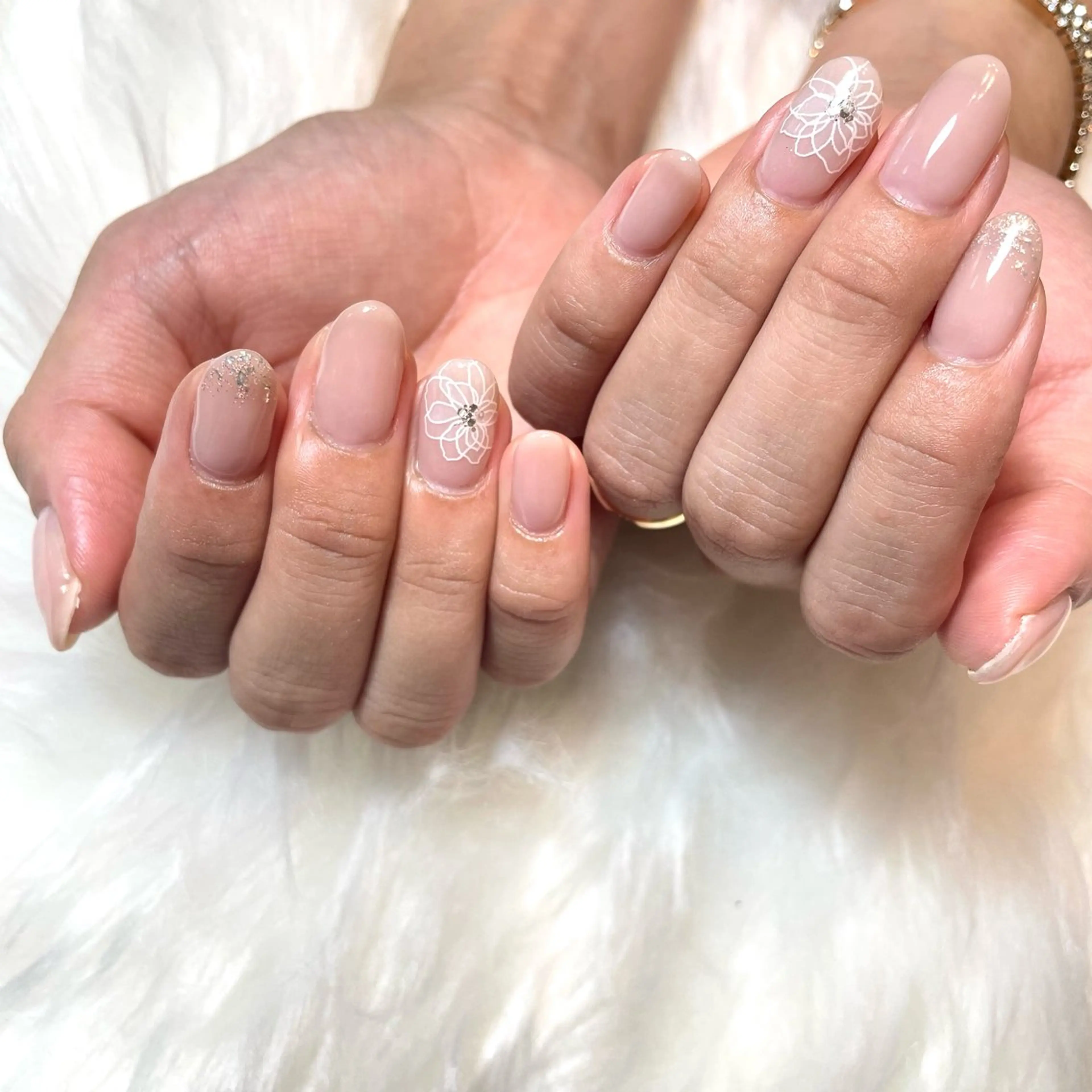 ネイル Aulu'bネイル ボディージュエリーのネイルデザイン