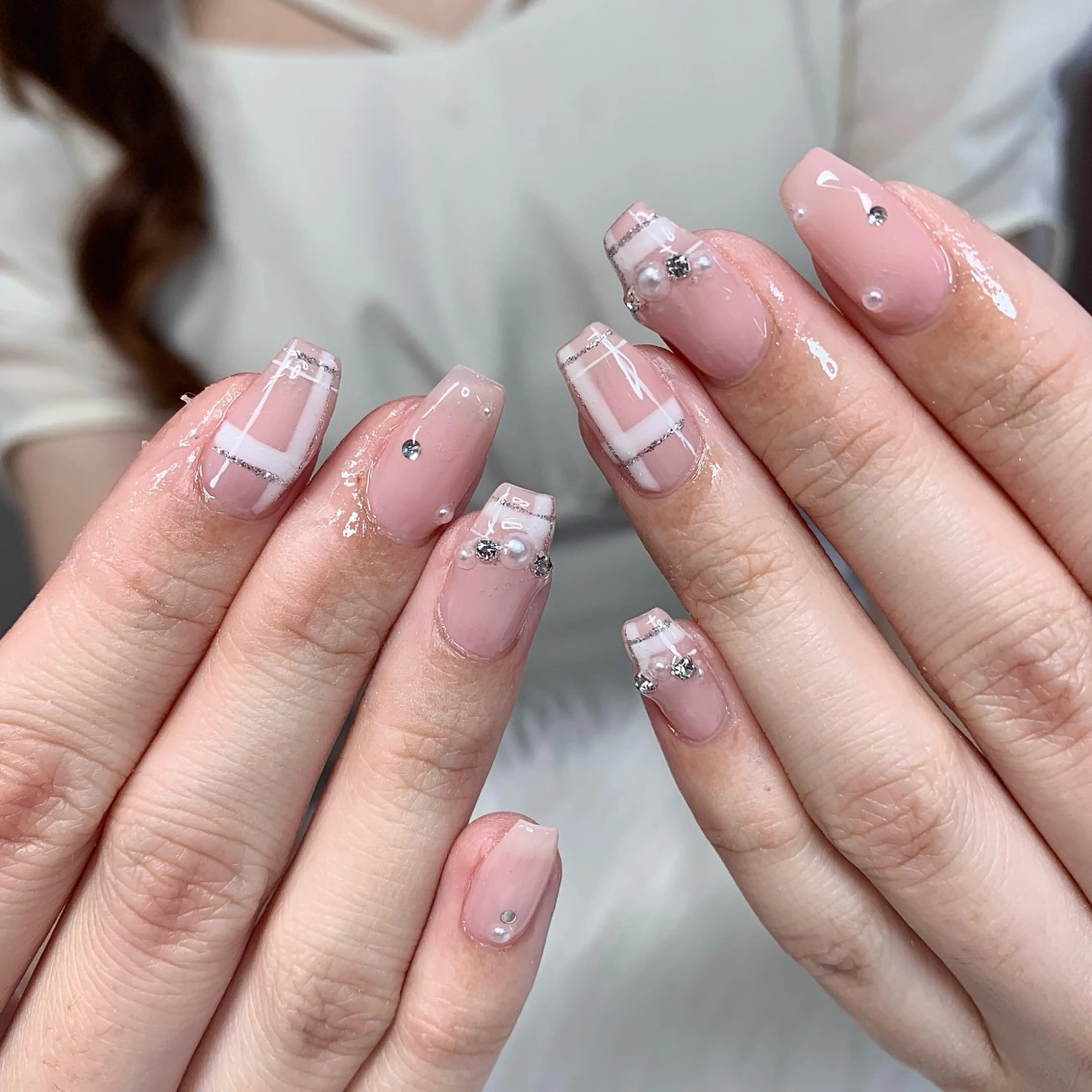 ネイル ハンドネイル La neige* yuki 🥯🍑のネイルデザイン