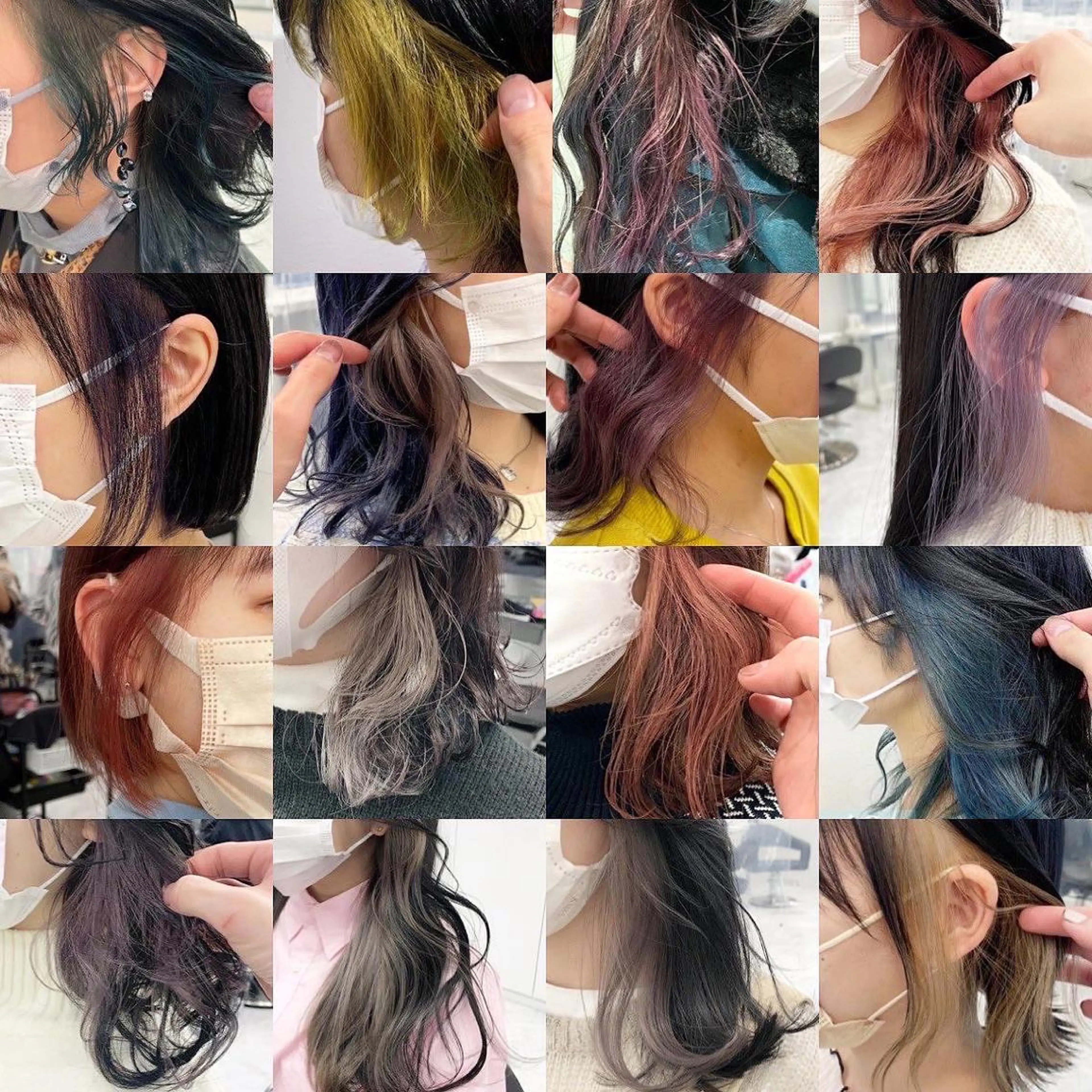 カラー ヘアカラー トリートメント 似合わせ💗透け感 💗うる艶カラー💗のヘアスタイル