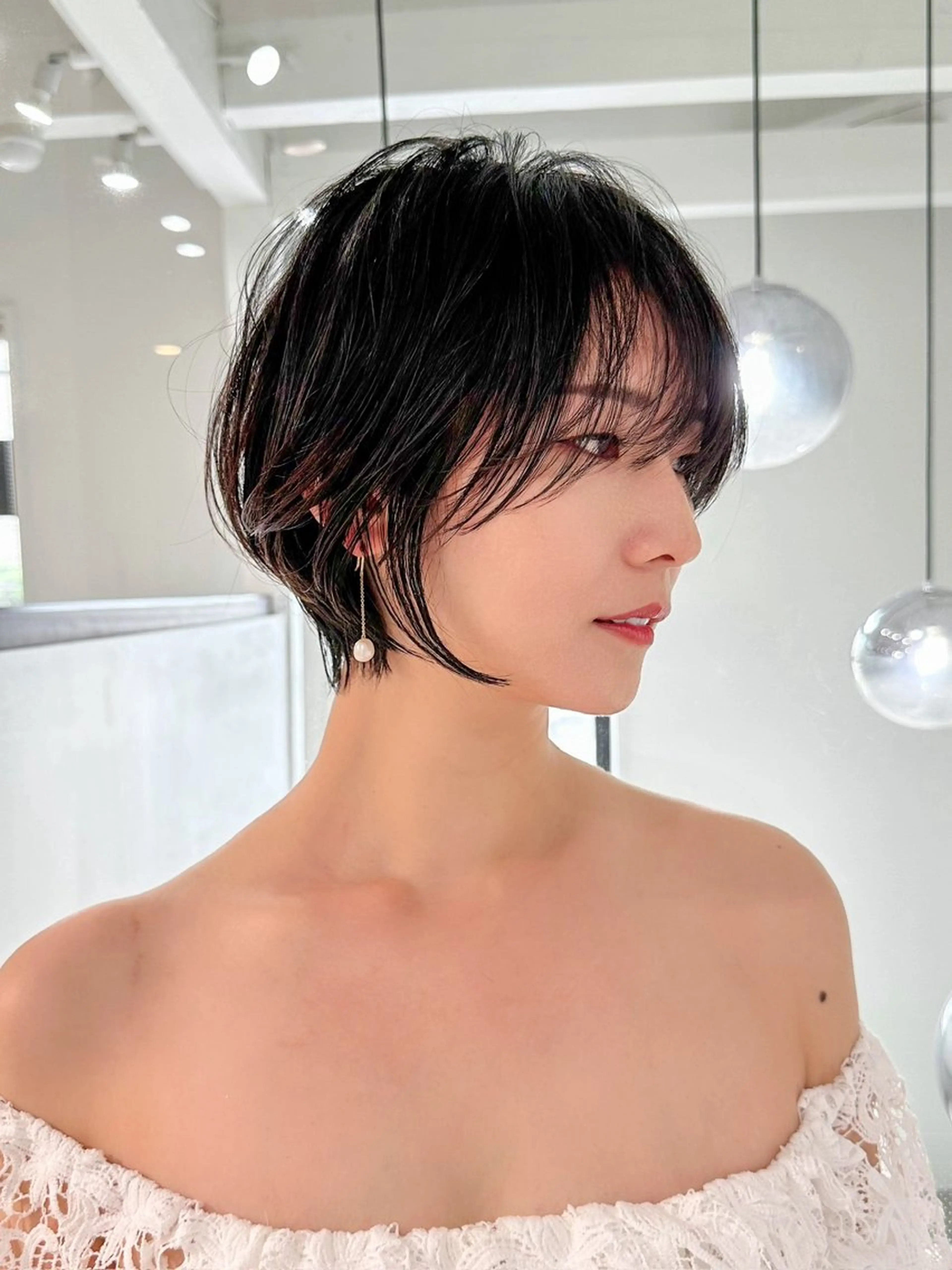 ショート ショートヘア 小顔カット カット ヘアカラー トリートメント ヘッドスパ taiga ショート /レイヤー/矯正🌈のヘアスタイル