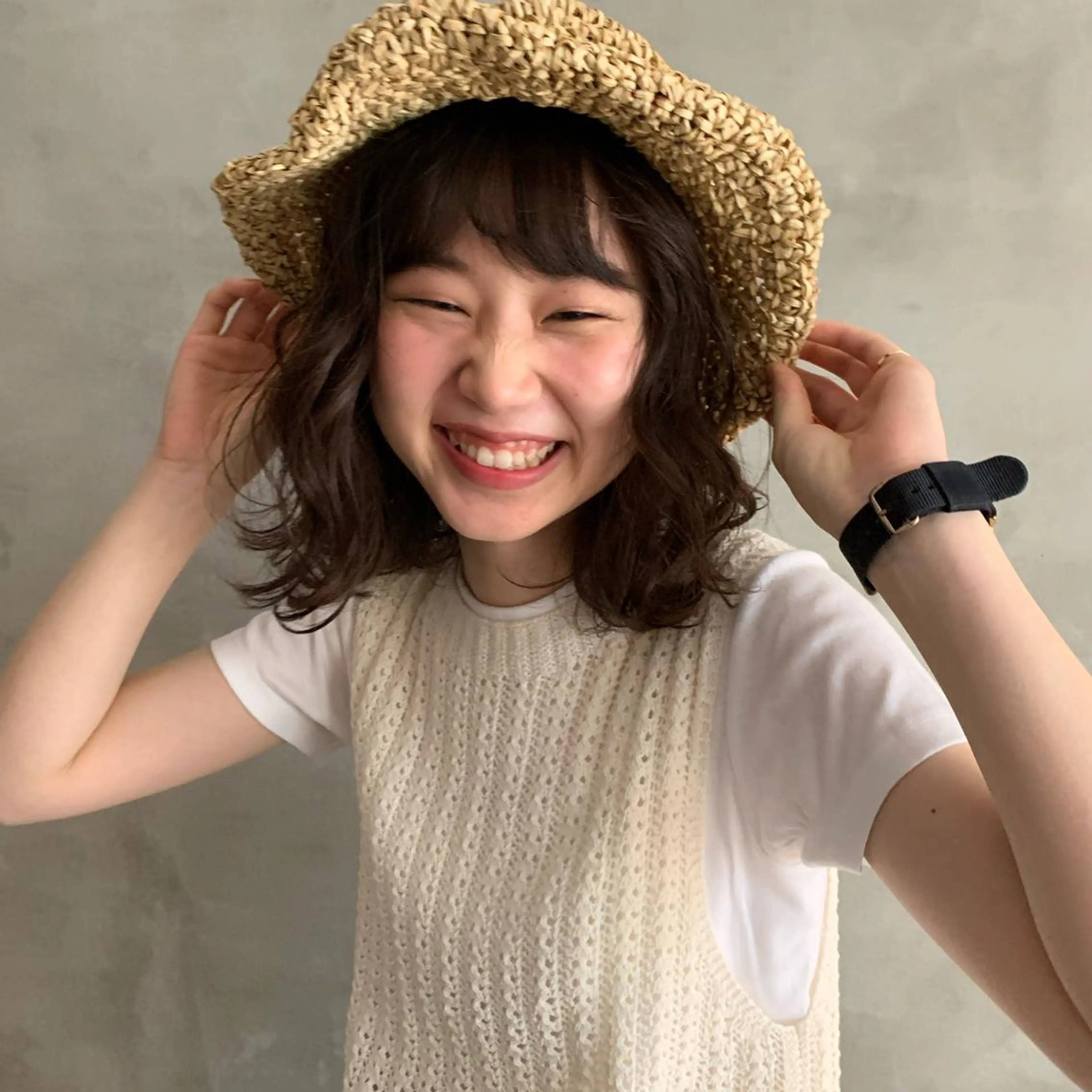 ミディアム カット パーマ トリートメント アンニュイヘア🪽 ayumiのヘアスタイル