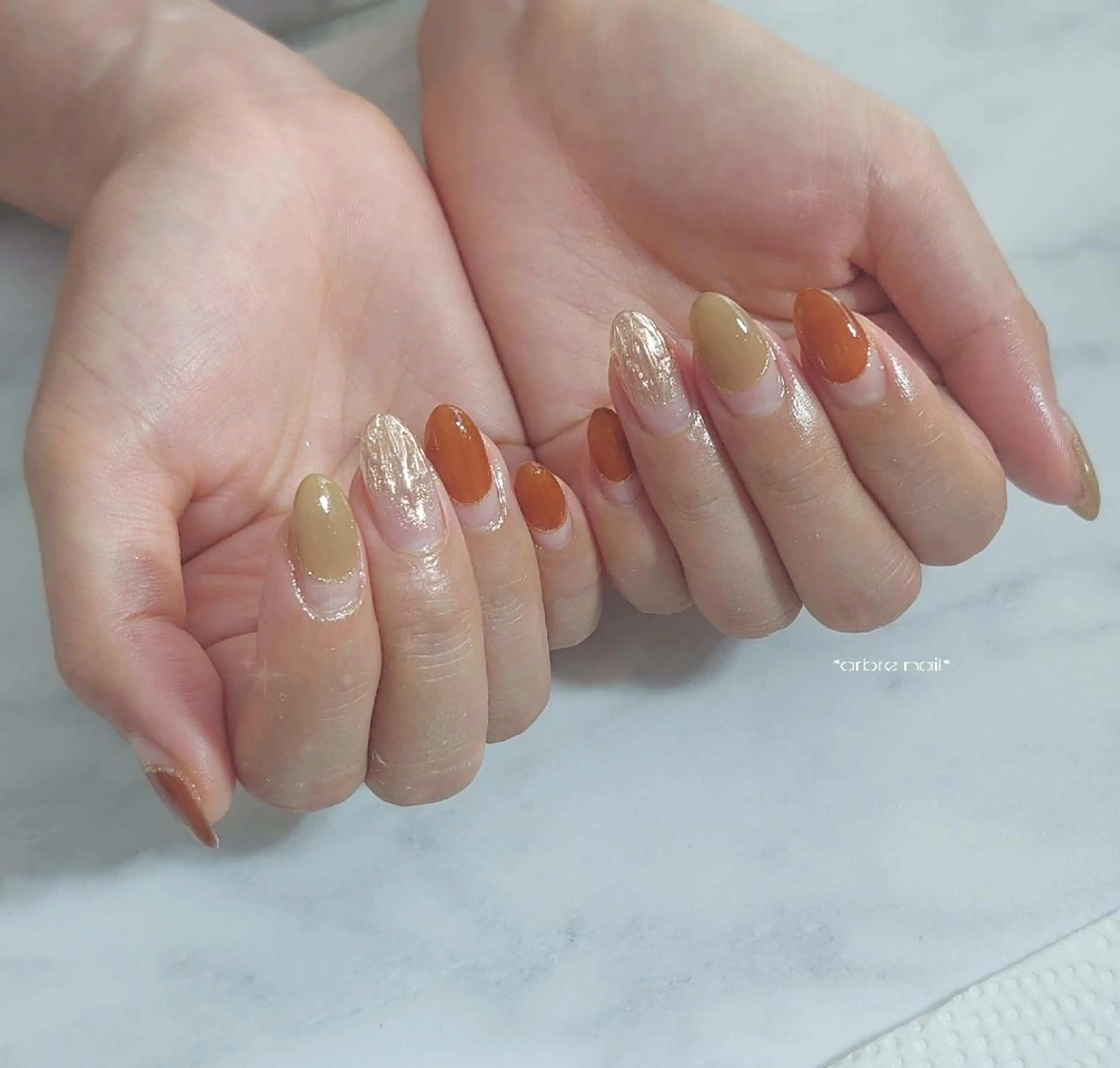 ネイル ＊arbre nail＊.アーブルネイル所属・✯.。 arbre  nail 。✯.のネイルデザイン