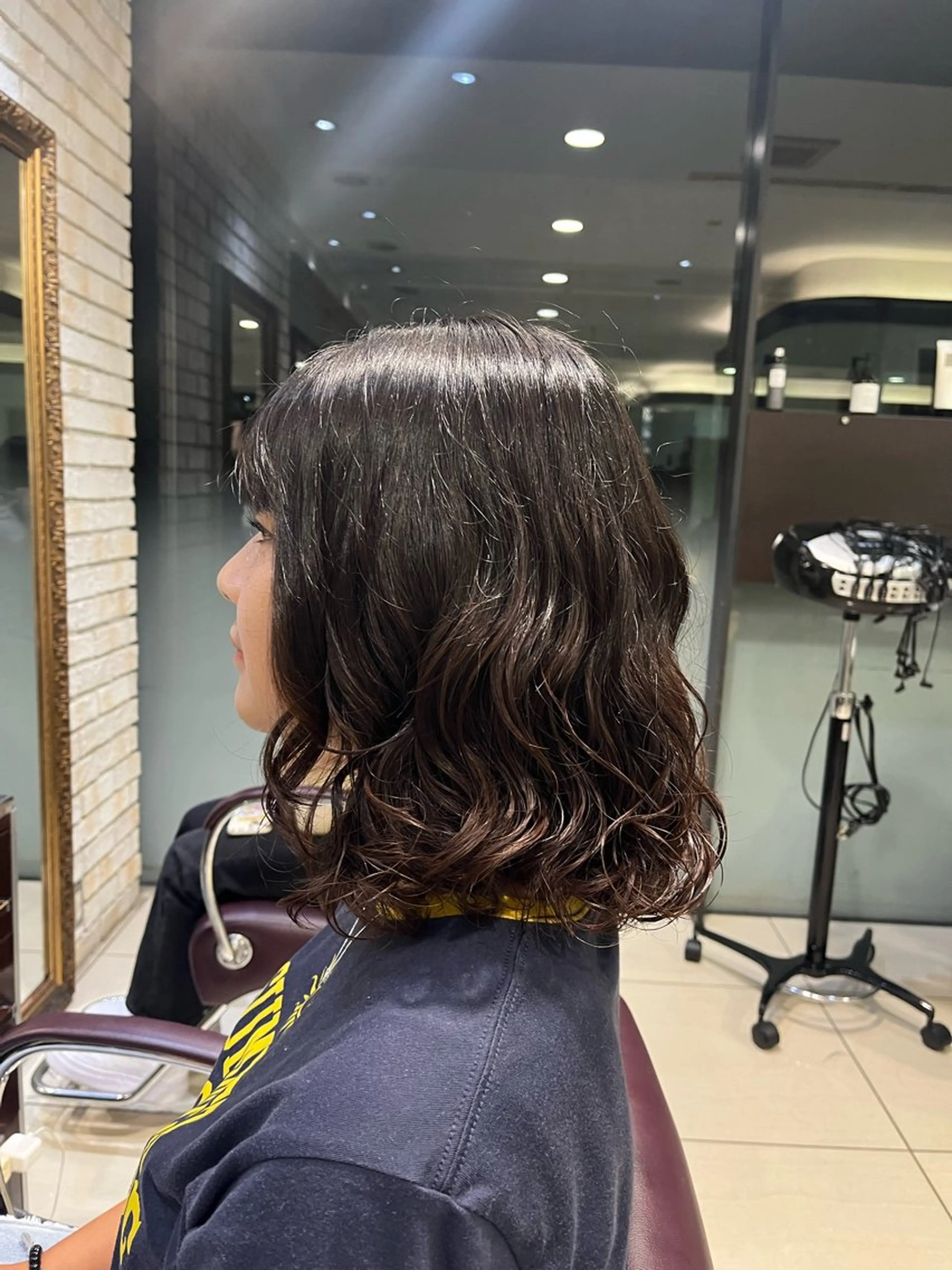 ミディアム パーマ モデル募集中 限定料金/中西晴香のヘアスタイル