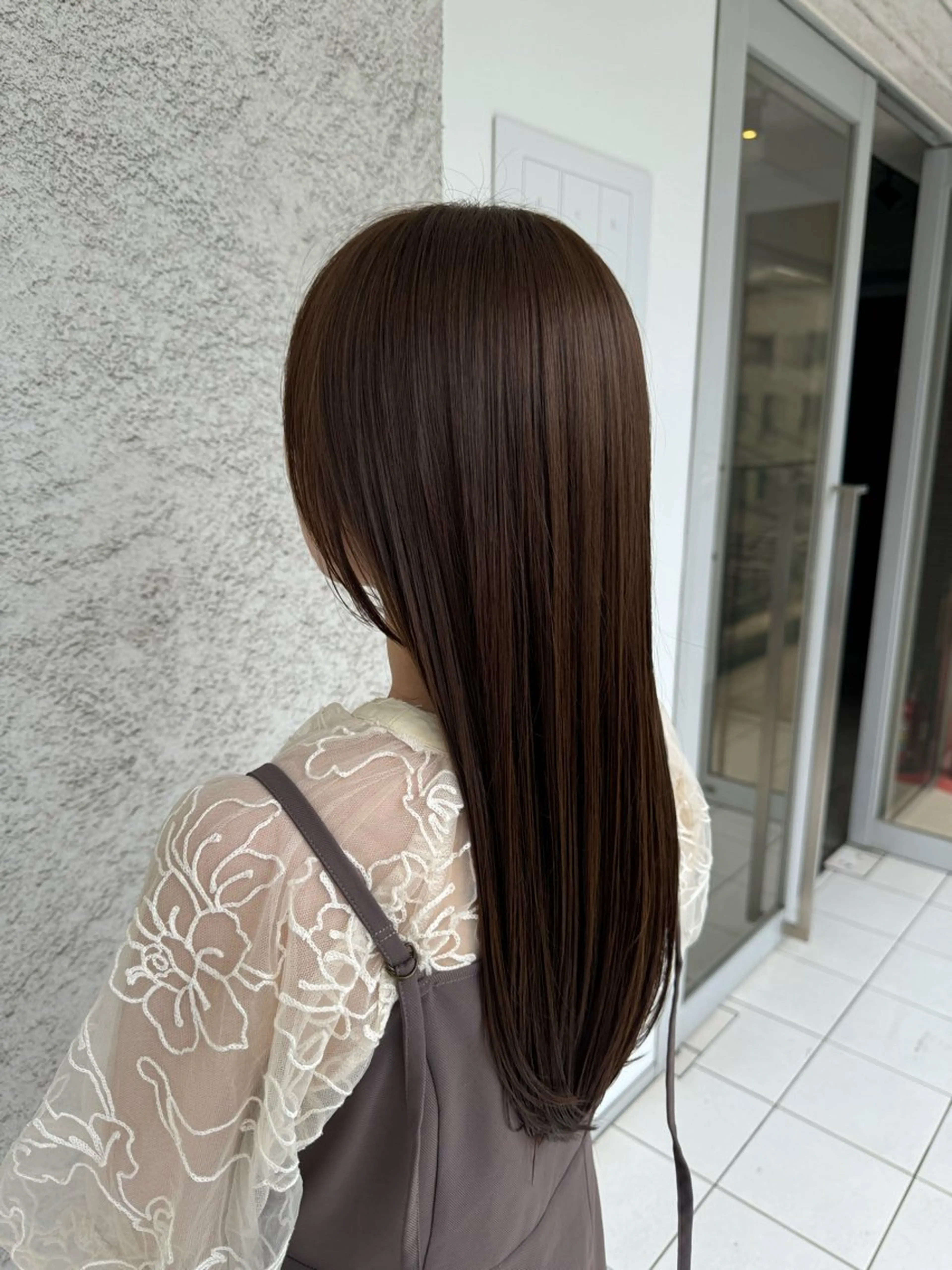 ロング 髪質改善 トリートメント 椎葉 祐也のヘアスタイル