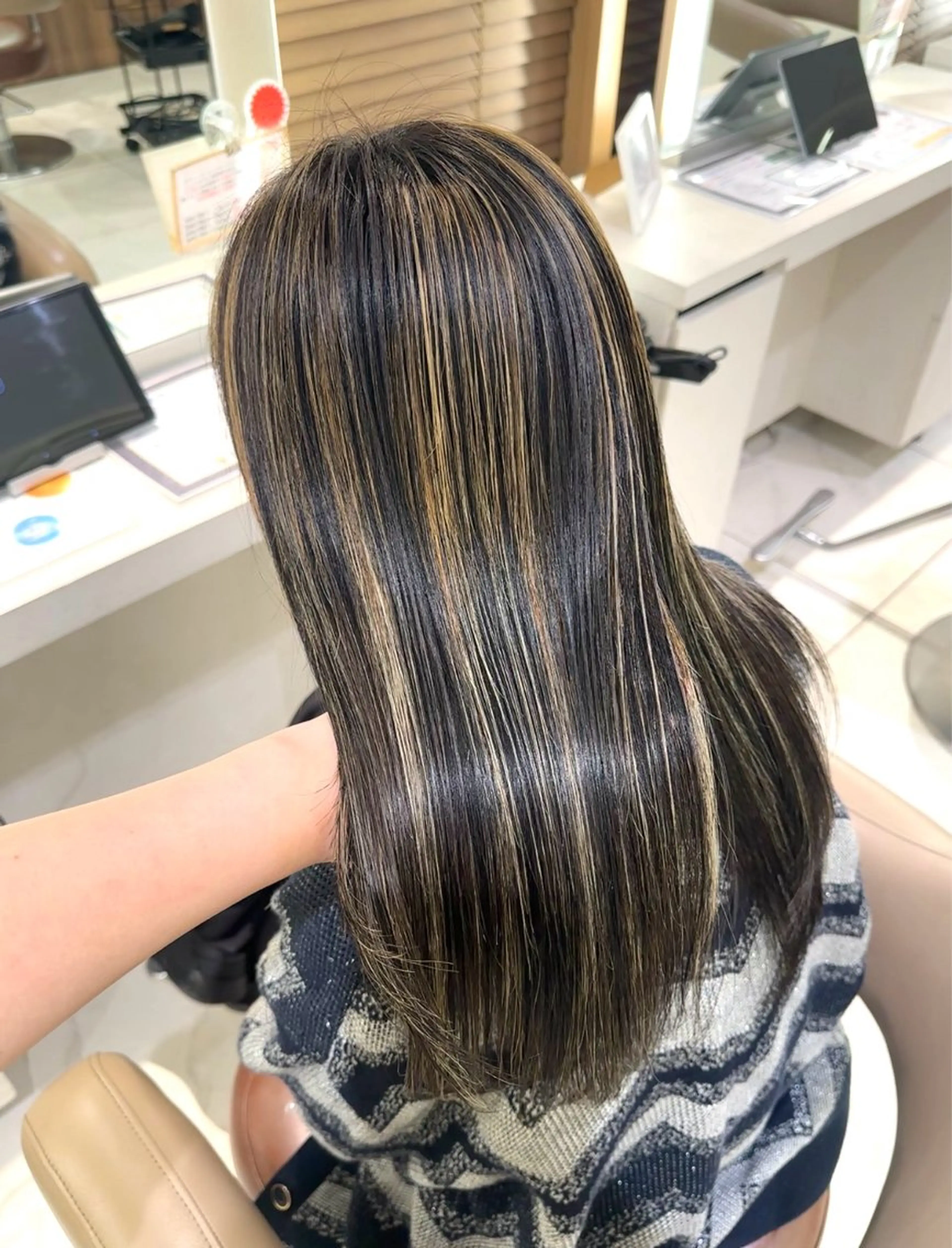 ロング カラー 透明感カラー トリートメント 北島亜弥/髪質改善 /カラーのヘアスタイル