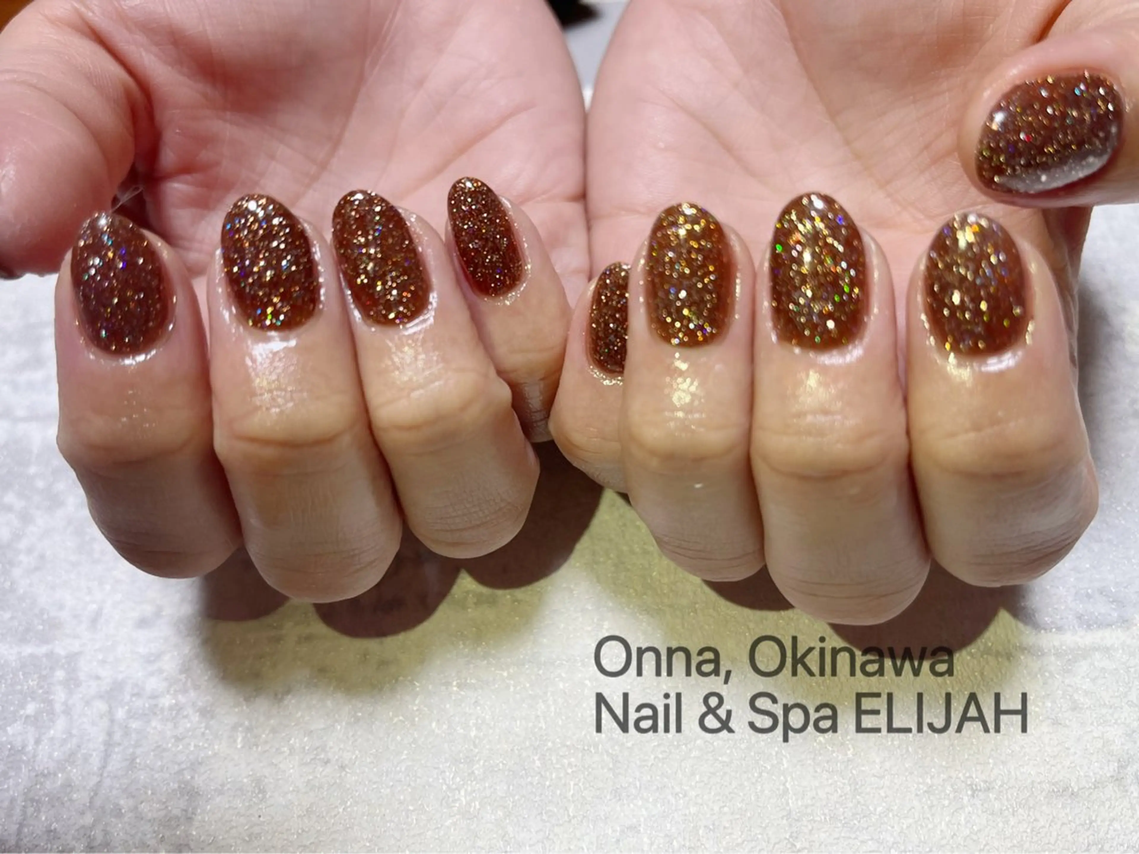 ネイル フラッシュネイル ハンドネイル ダンラップ新里 友簣乃のネイルデザイン