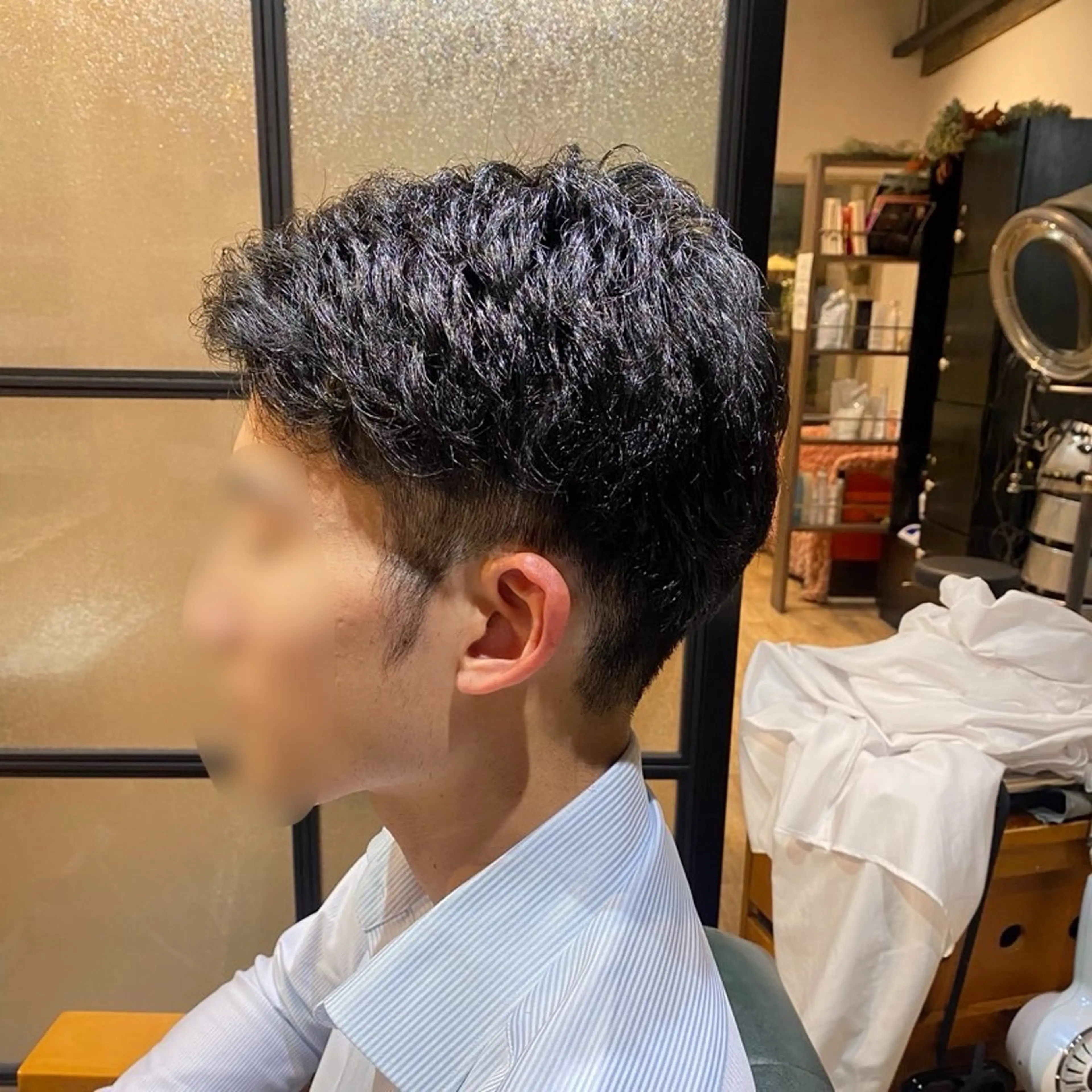 ショート メンズ メンズパーマ 井上 彩花のヘアスタイル