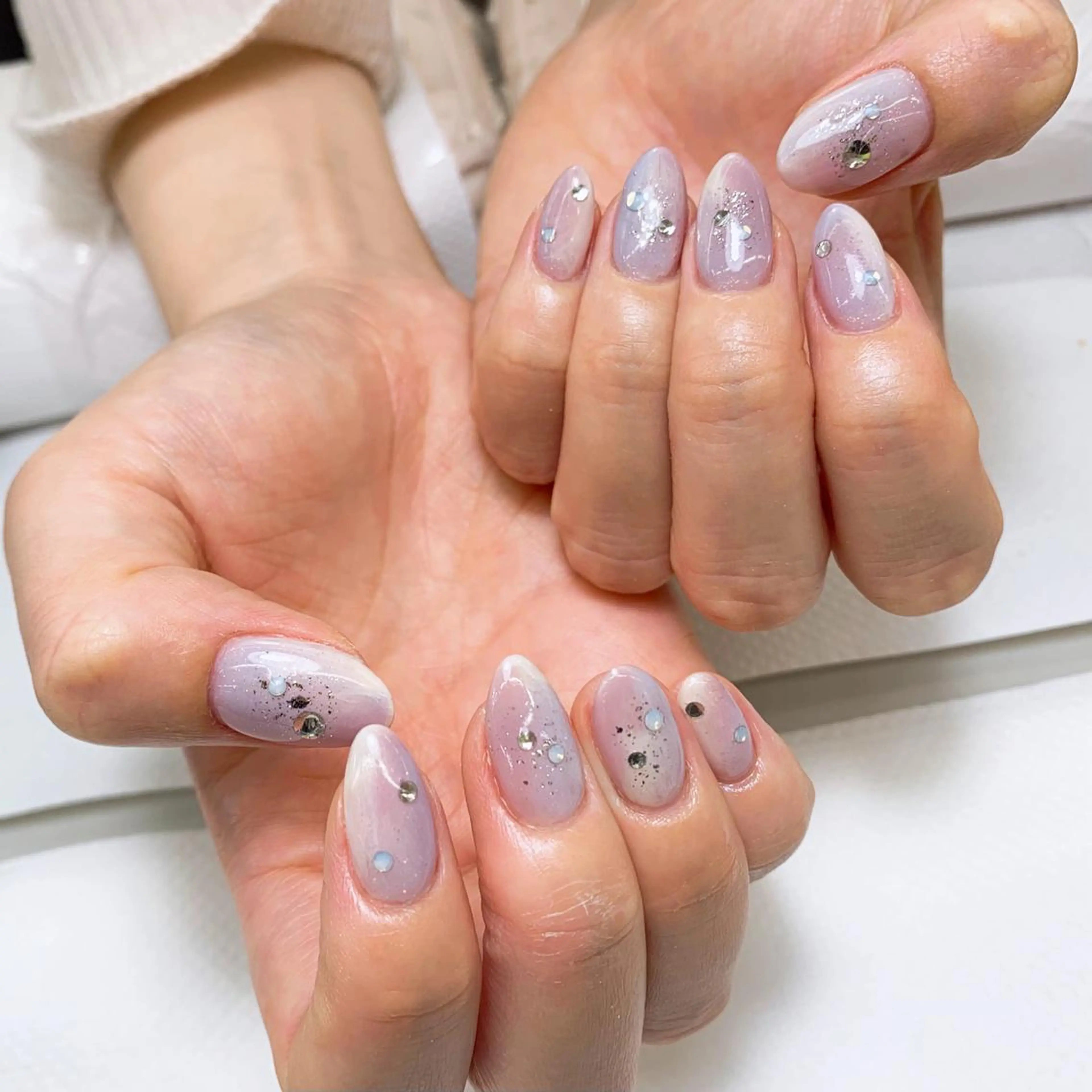 ネイル ⭐︎休業中の練習⭐︎ JNA認定講師髙橋のネイルデザイン