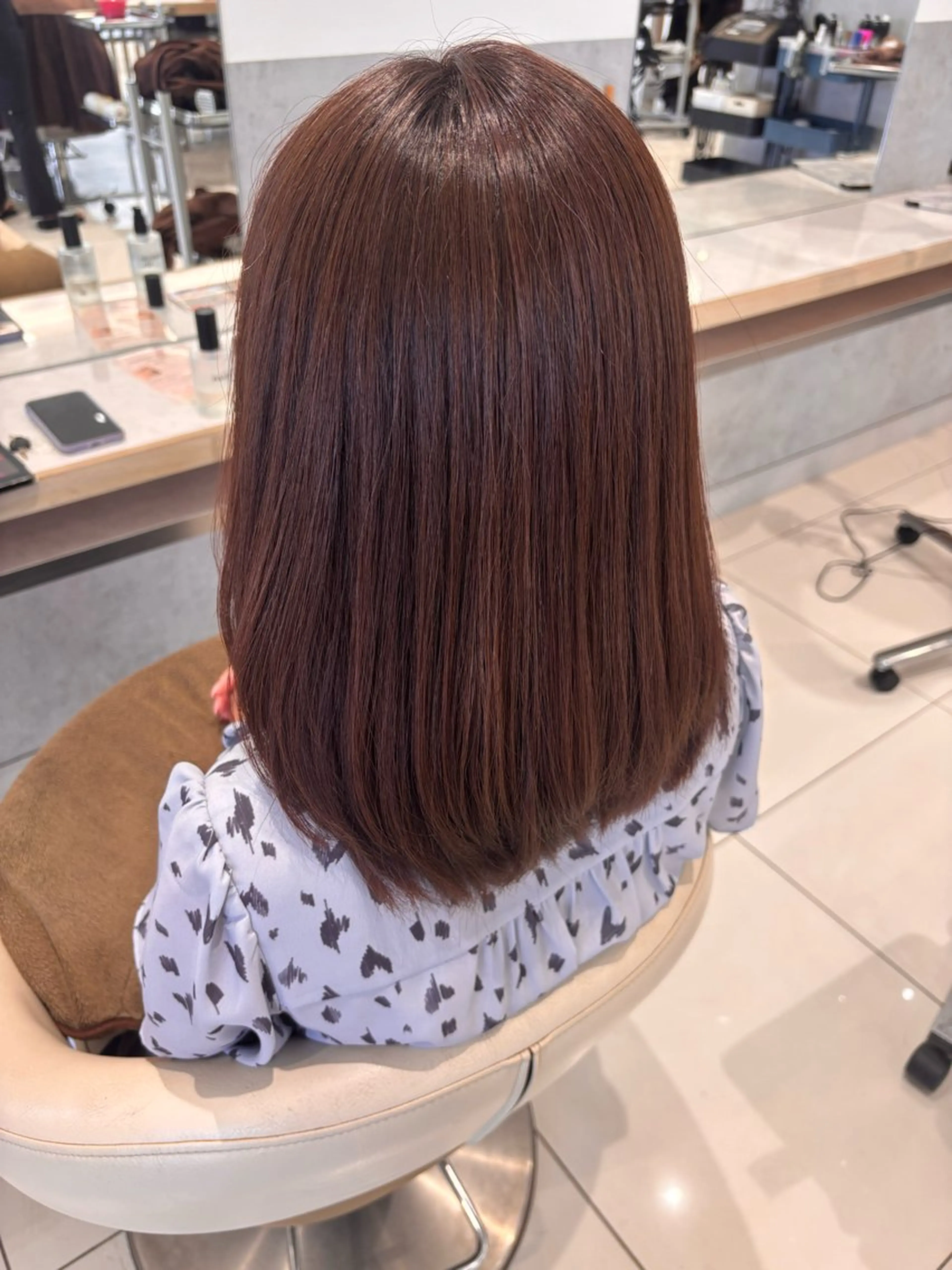 カラー ラベンダーカラー ピンクカラー ピンクラベンダー ヘアカラー EARTH coiffure beaute四街道もねの里モール店所属・守谷 奏穂のヘアスタイル