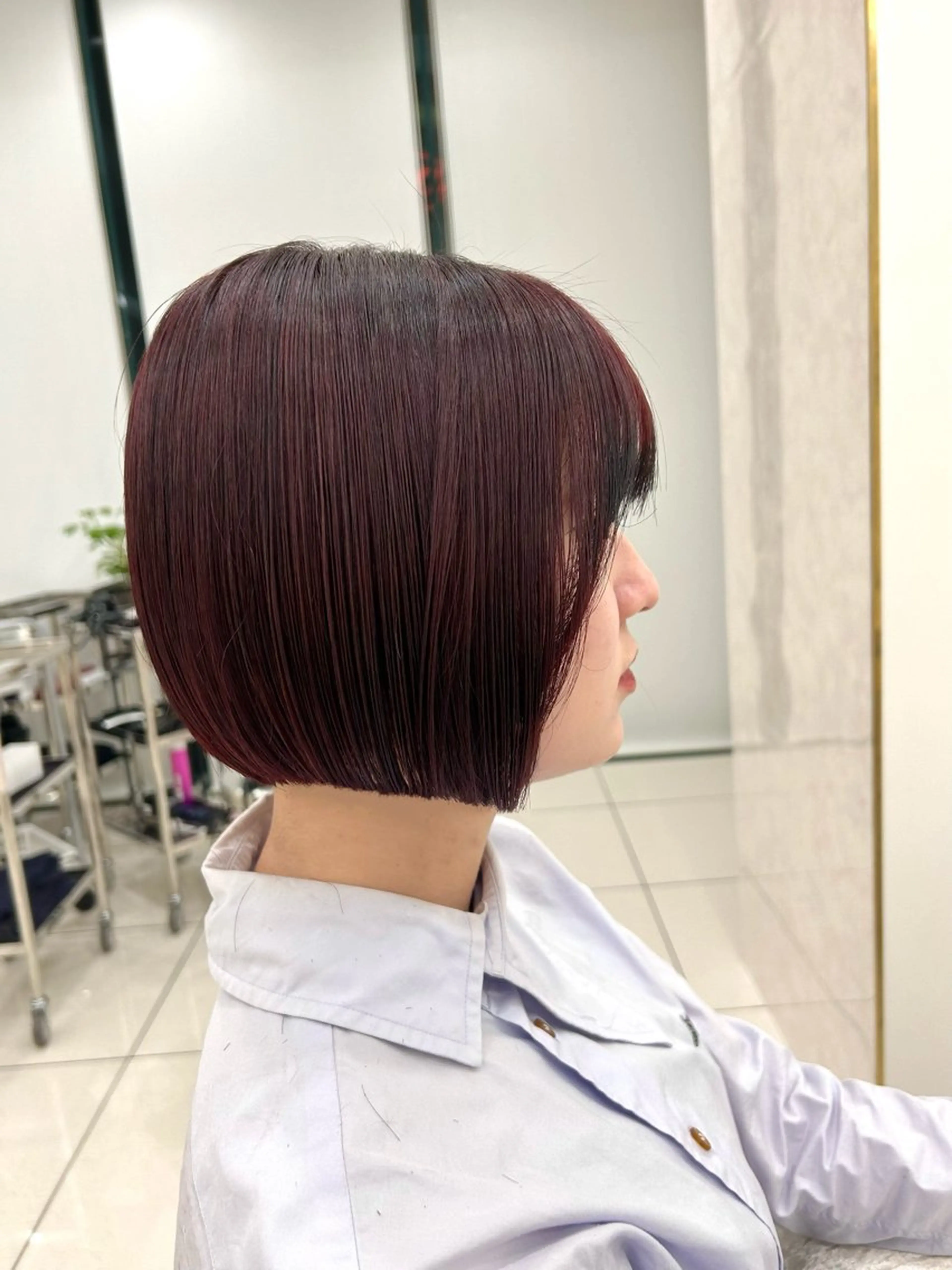 ショート 韓国顔まわり/前髪 /レイヤー/いつきのヘアスタイル