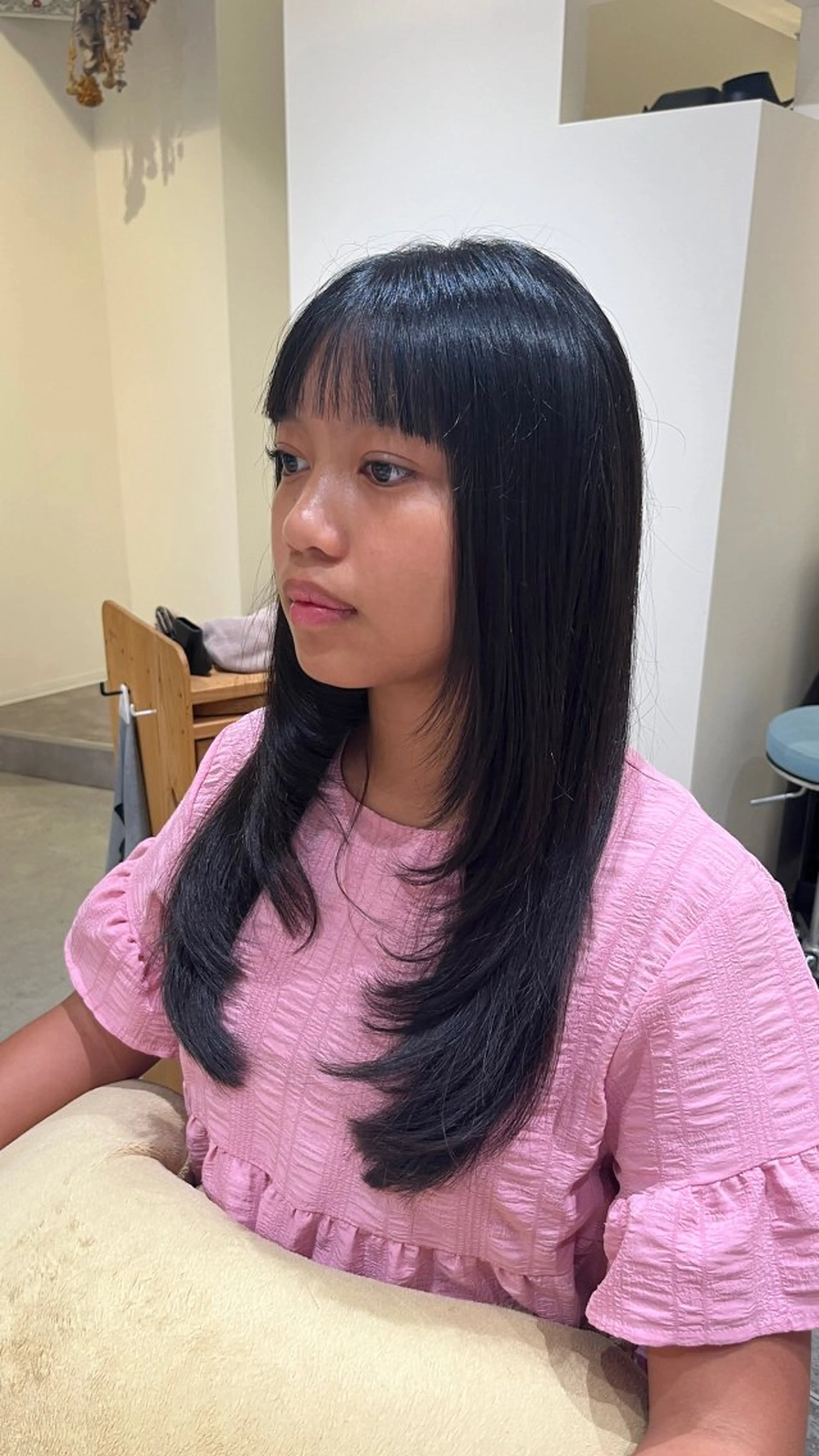 ロング レイヤーカット en't所属・佐藤　ひなの ／艶髪のヘアスタイル