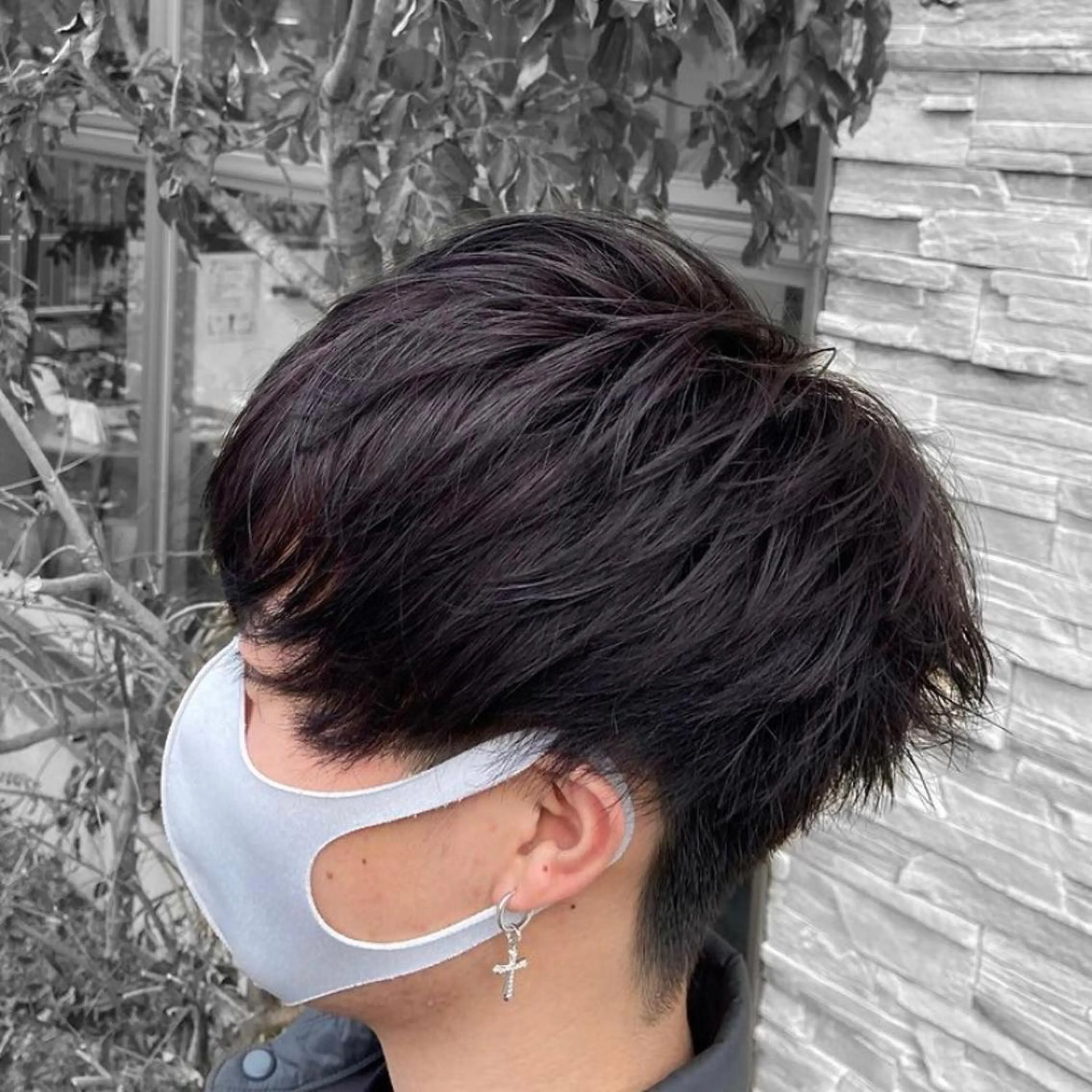 ショート メンズ 杉木 勝太のヘアスタイル