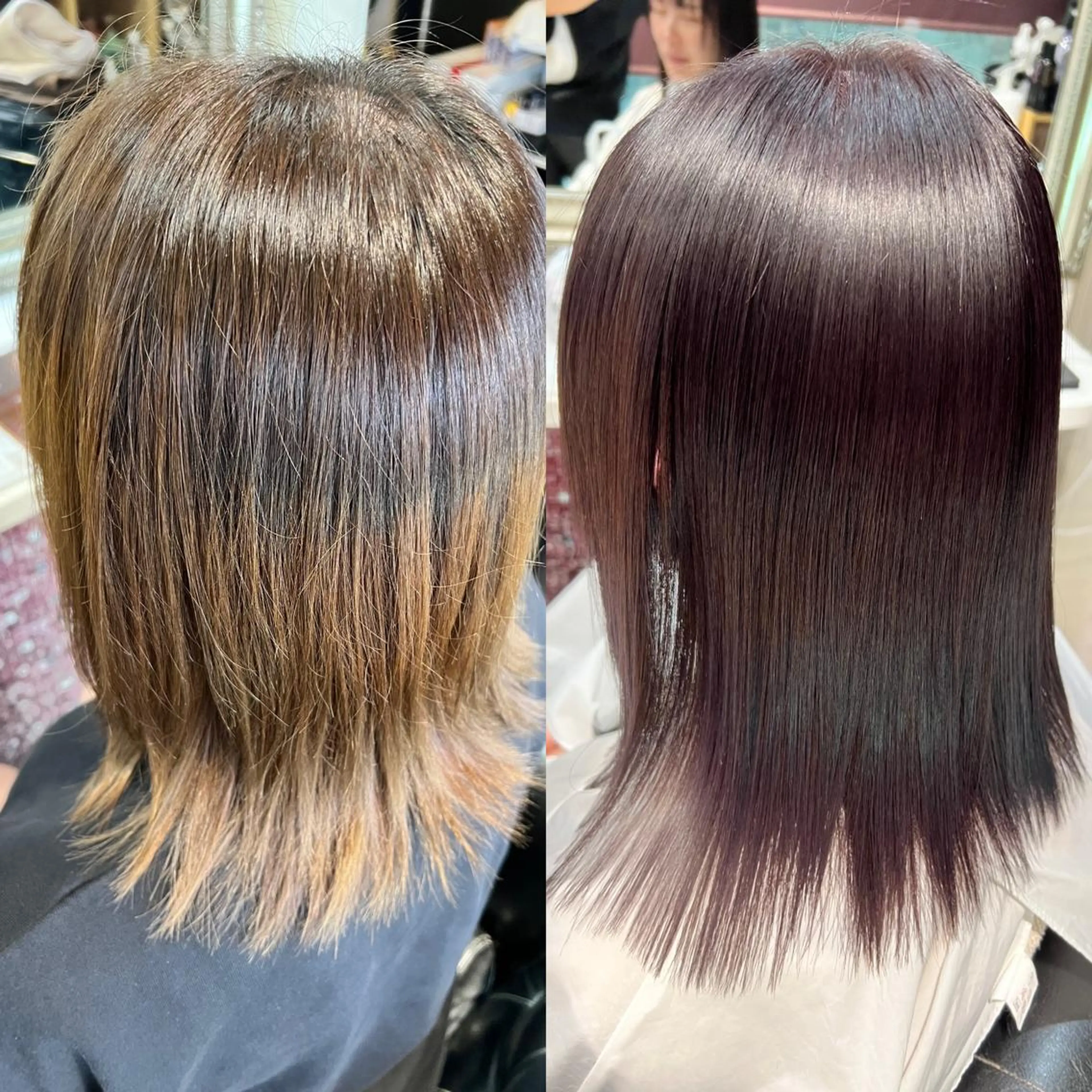 ミディアム ヘアカラー トリートメント hair salonJEWEL所属・✨jewel✨ naokiのヘアスタイル