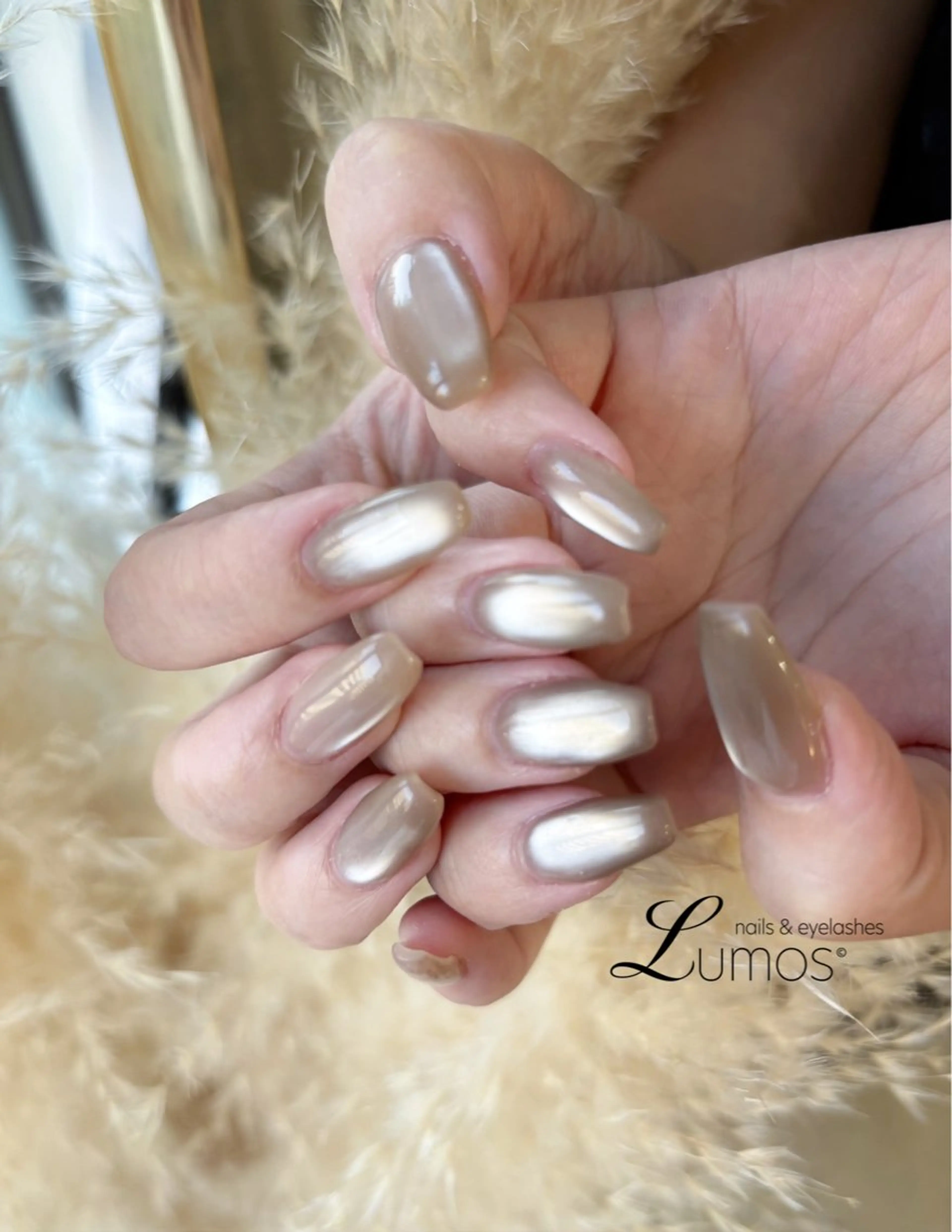 ネイル マグネットネイル ワンカラーネイル Lumos  nails&eyelashes 桜川所属・Lumos Rikaのネイルデザイン