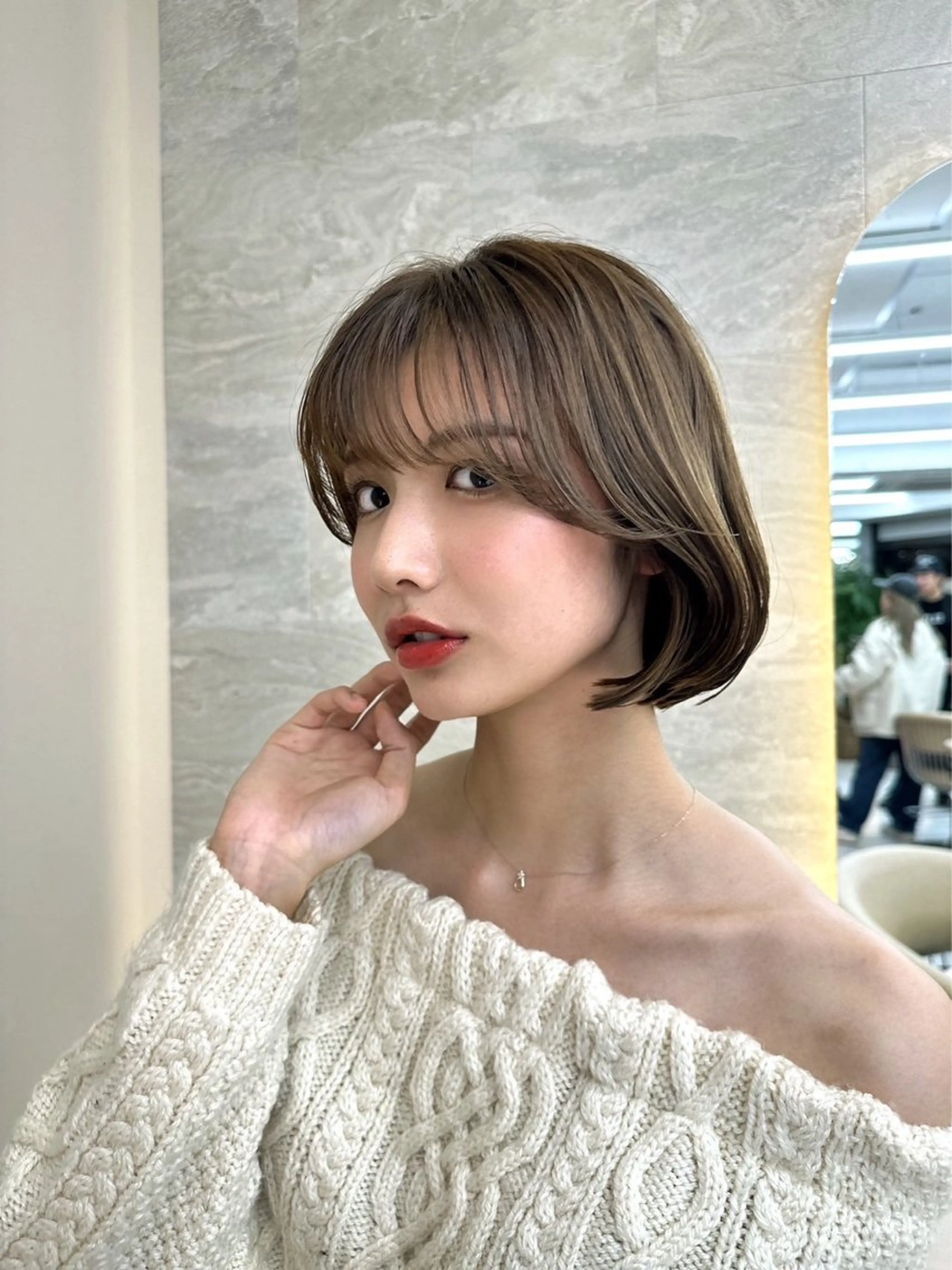 ショート 💖美髪矯正／透明感 カラー💖のぞみのヘアスタイル