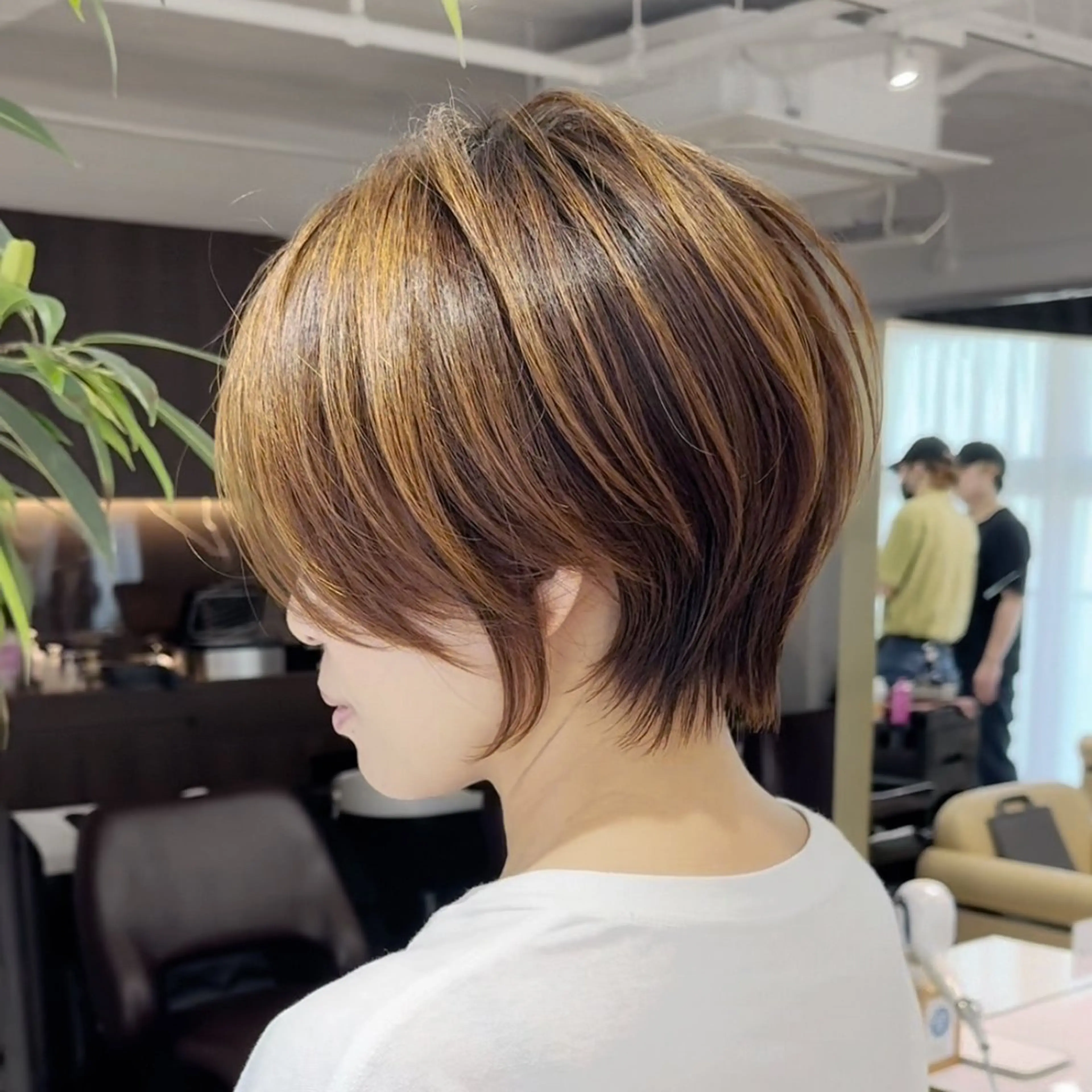 ショート ショートボブ ボブ くびれヘア ショートヘア お悩み解決ひし形 ショート✂️　イガワのヘアスタイル