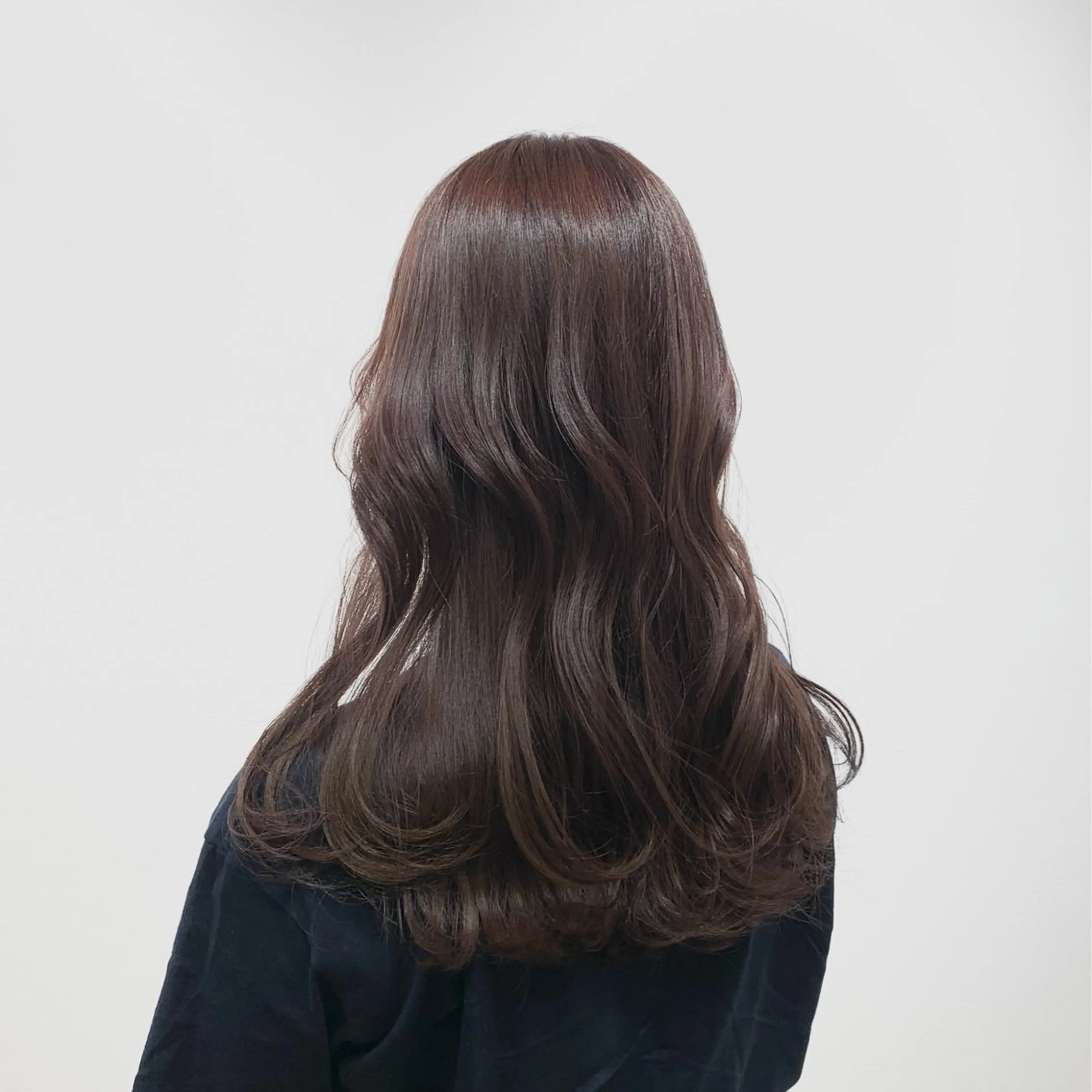 ロング カラー ヘアアレンジ キヨミ 韓国レイヤーカットのヘアスタイル