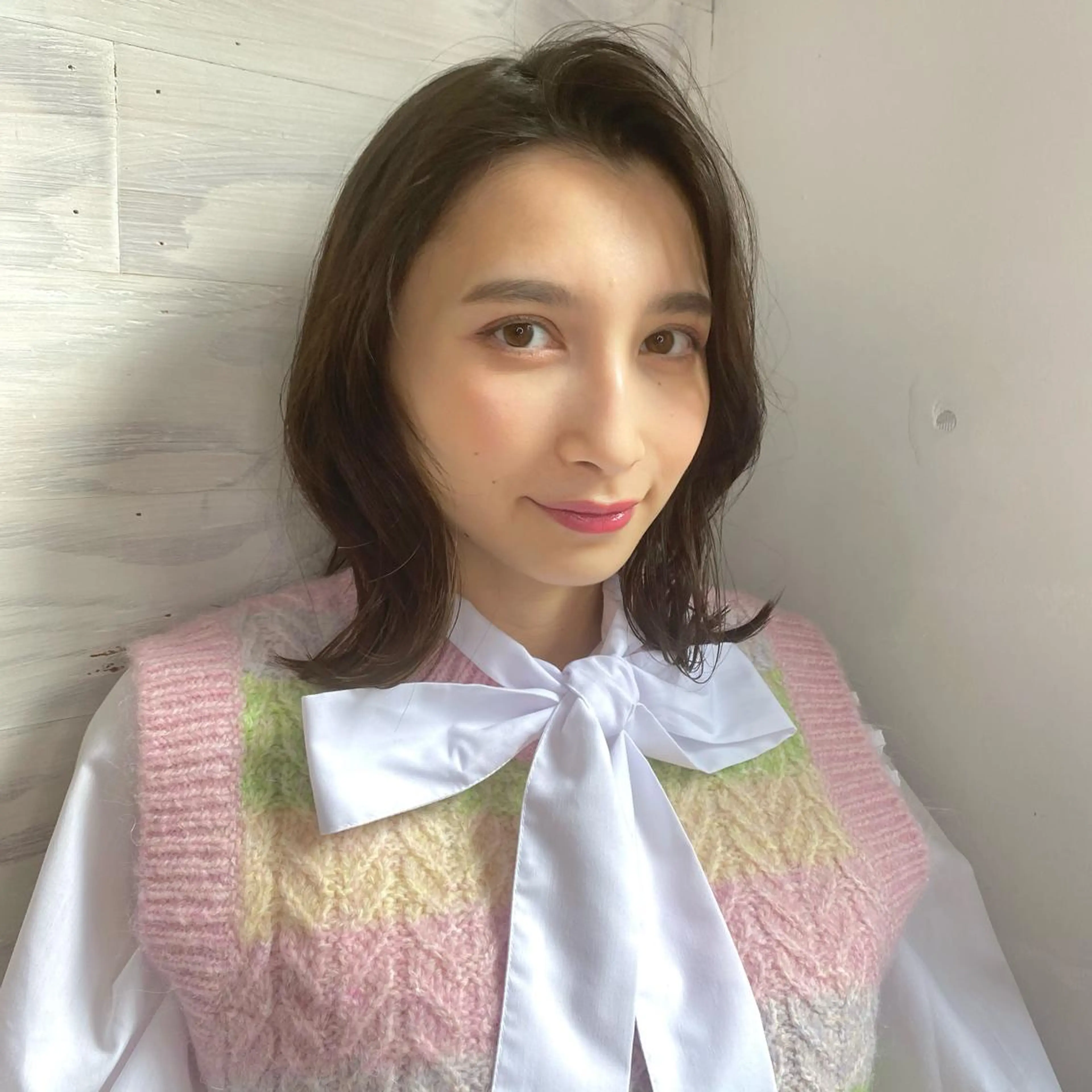 ミディアム 🪭risa 暖色/レイヤー🪭のヘアスタイル