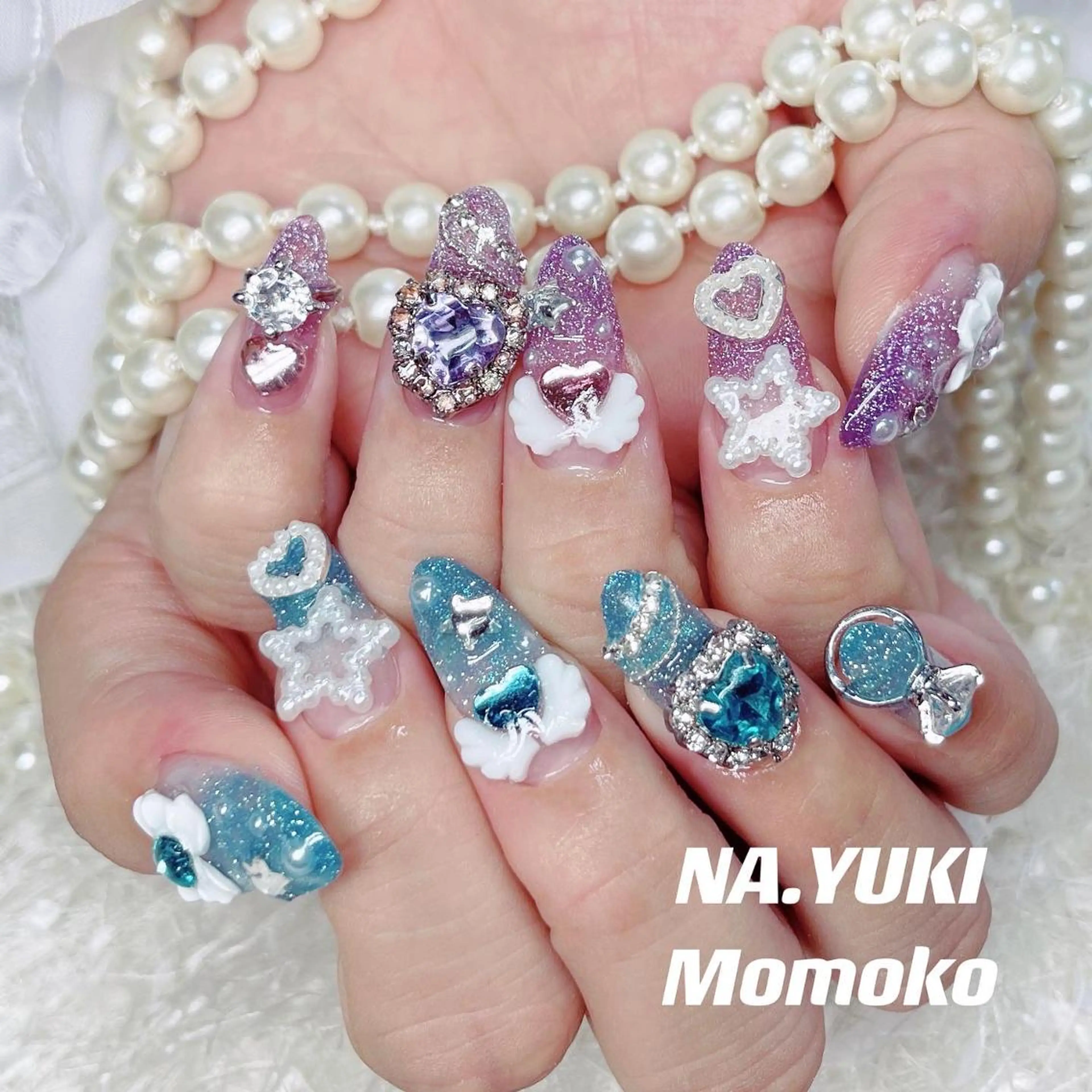 ネイル ハンドネイル 🎀 moo～ 🎀のネイルデザイン