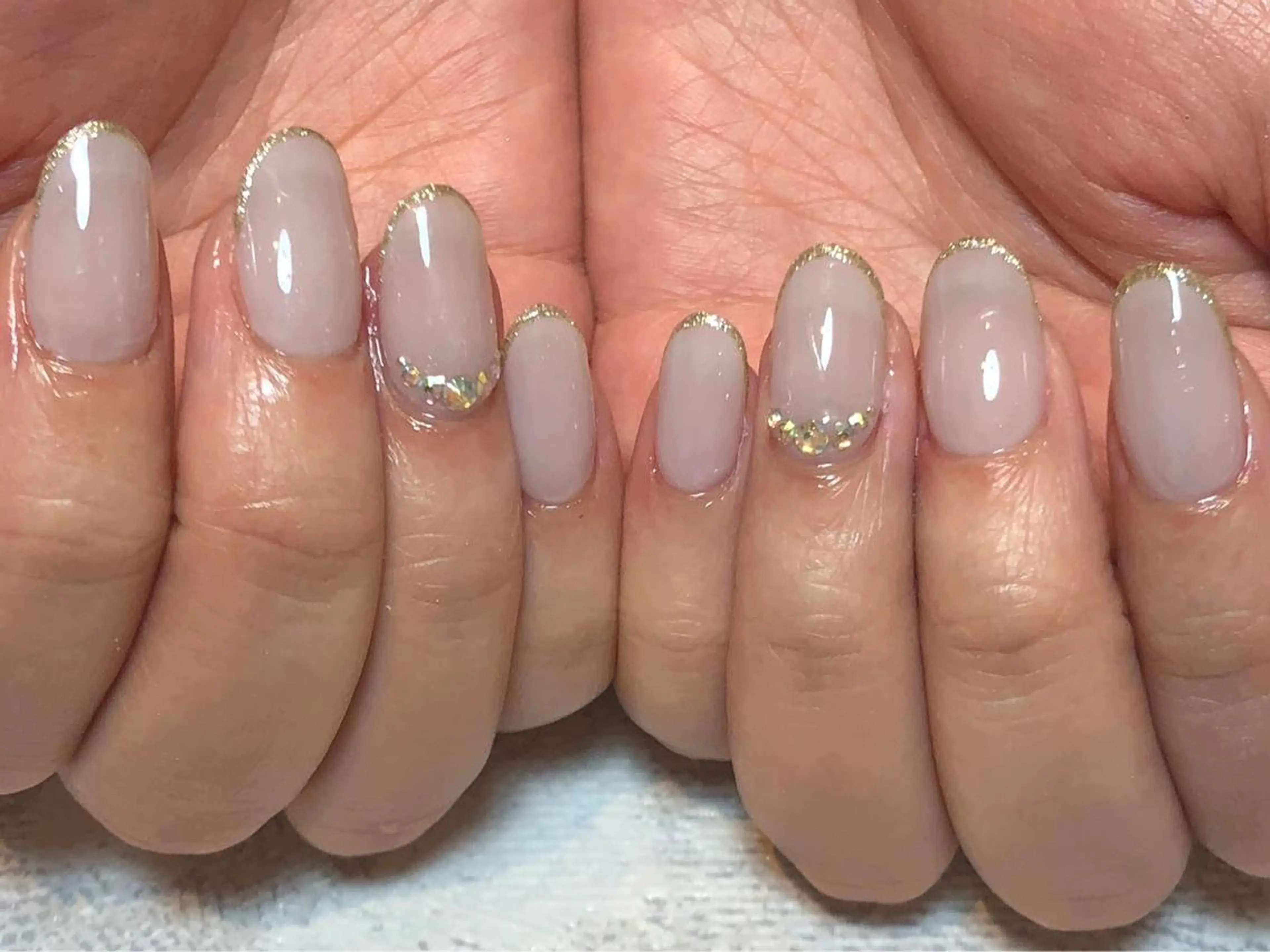 ネイル ラメ(グリッター) ストーンネイル ハンドネイル Maven MIYAMOTOのネイルデザイン