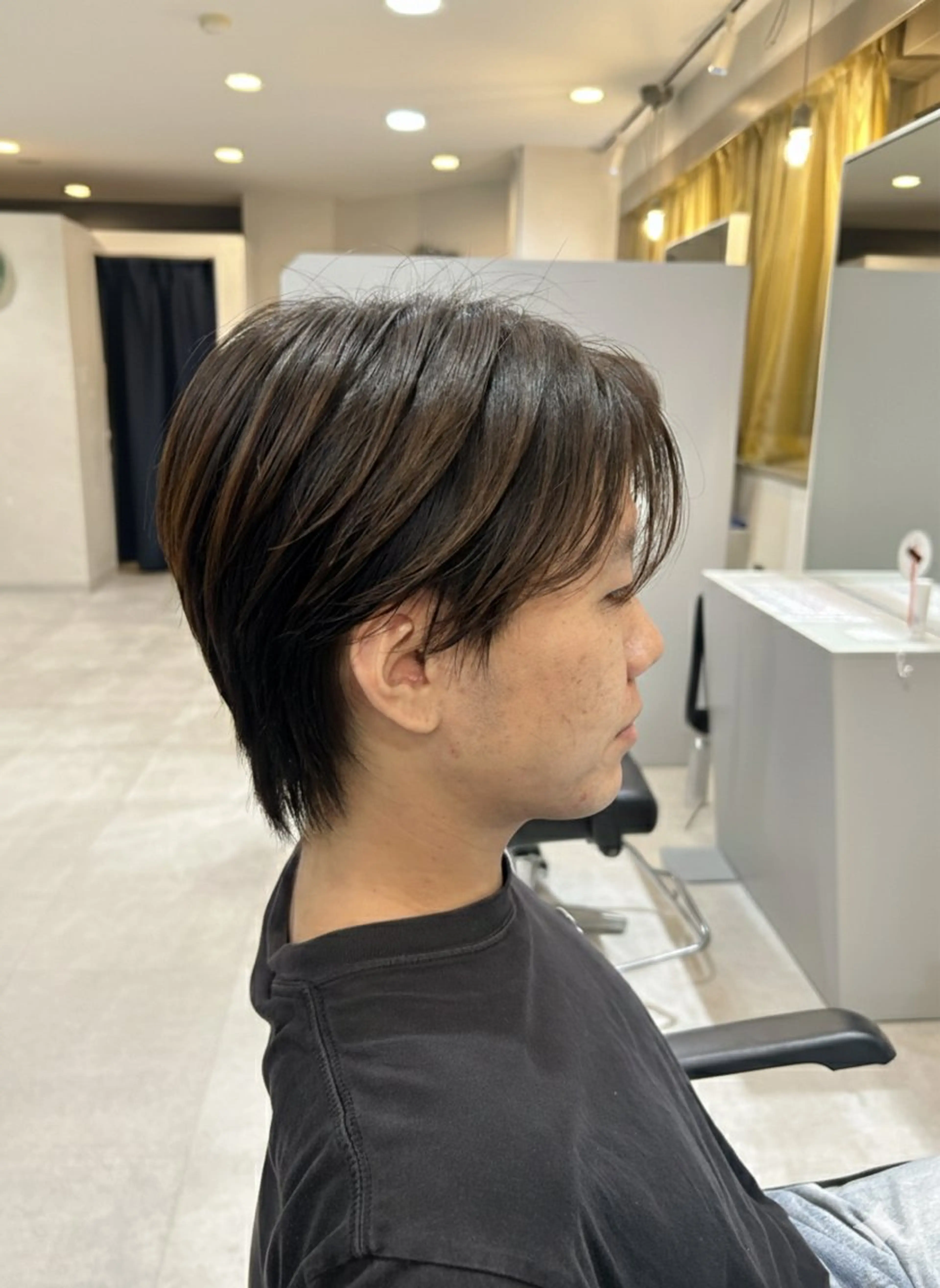 メンズ カット ヘッドスパ 好印象メンズ似合わせ /就活/縮毛髪質改善のヘアスタイル