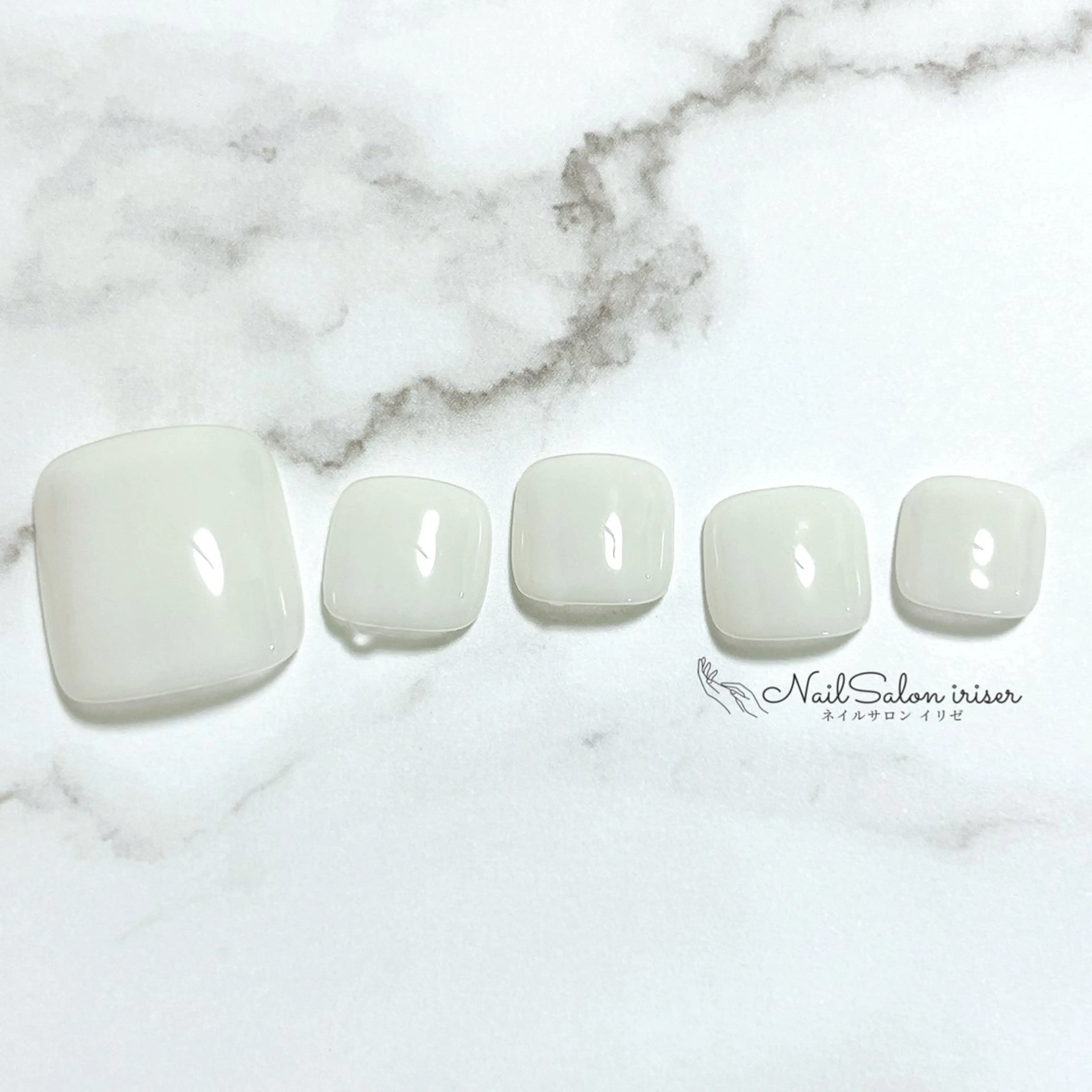 【※現金のみ/フットバス付･オフ込み】ワンカラー フットモデル(アートなし)の写真