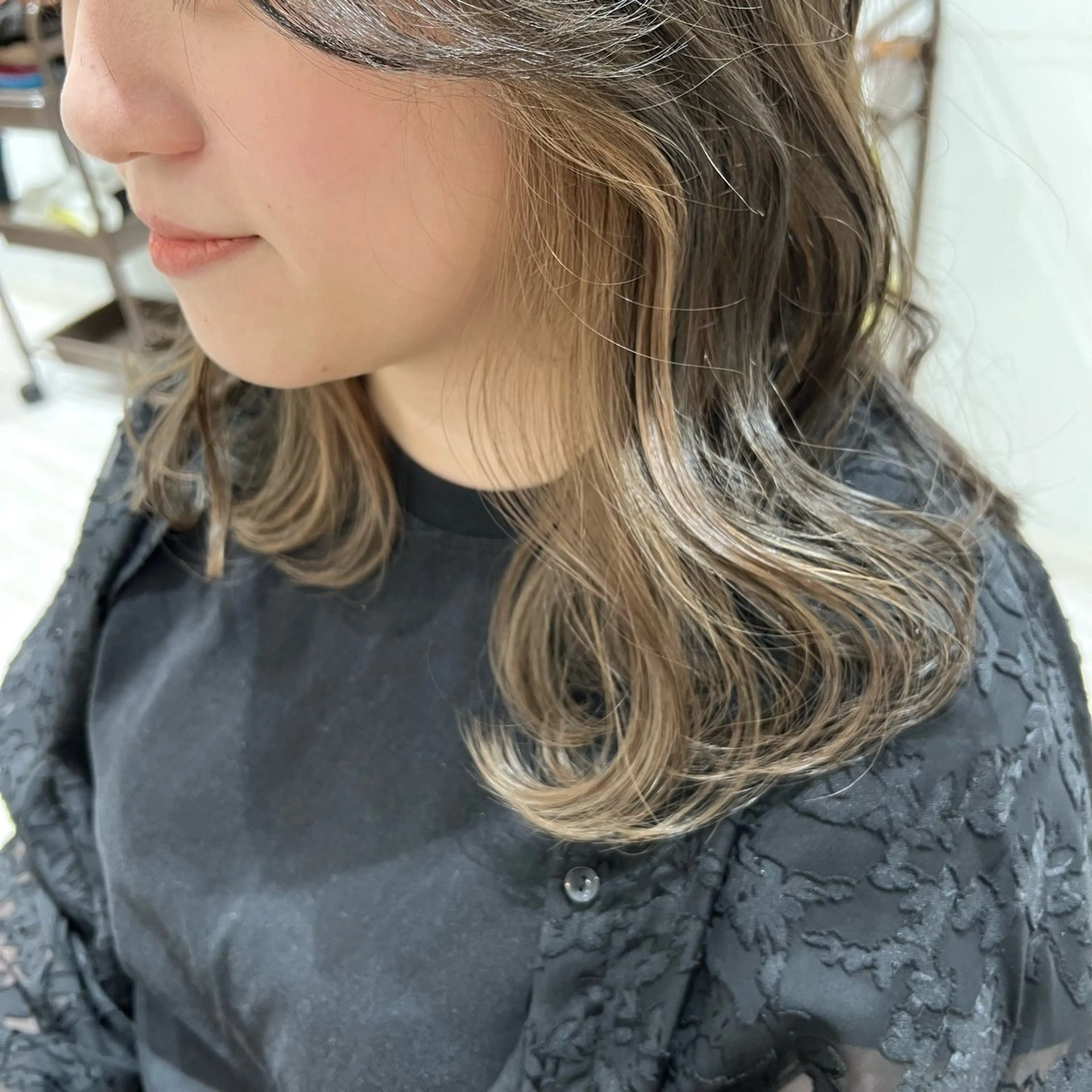 ミディアム カラー インナーカラー カット ヘアカラー 【髪質改善】 【美髪矯正】🌻店長のヘアスタイル