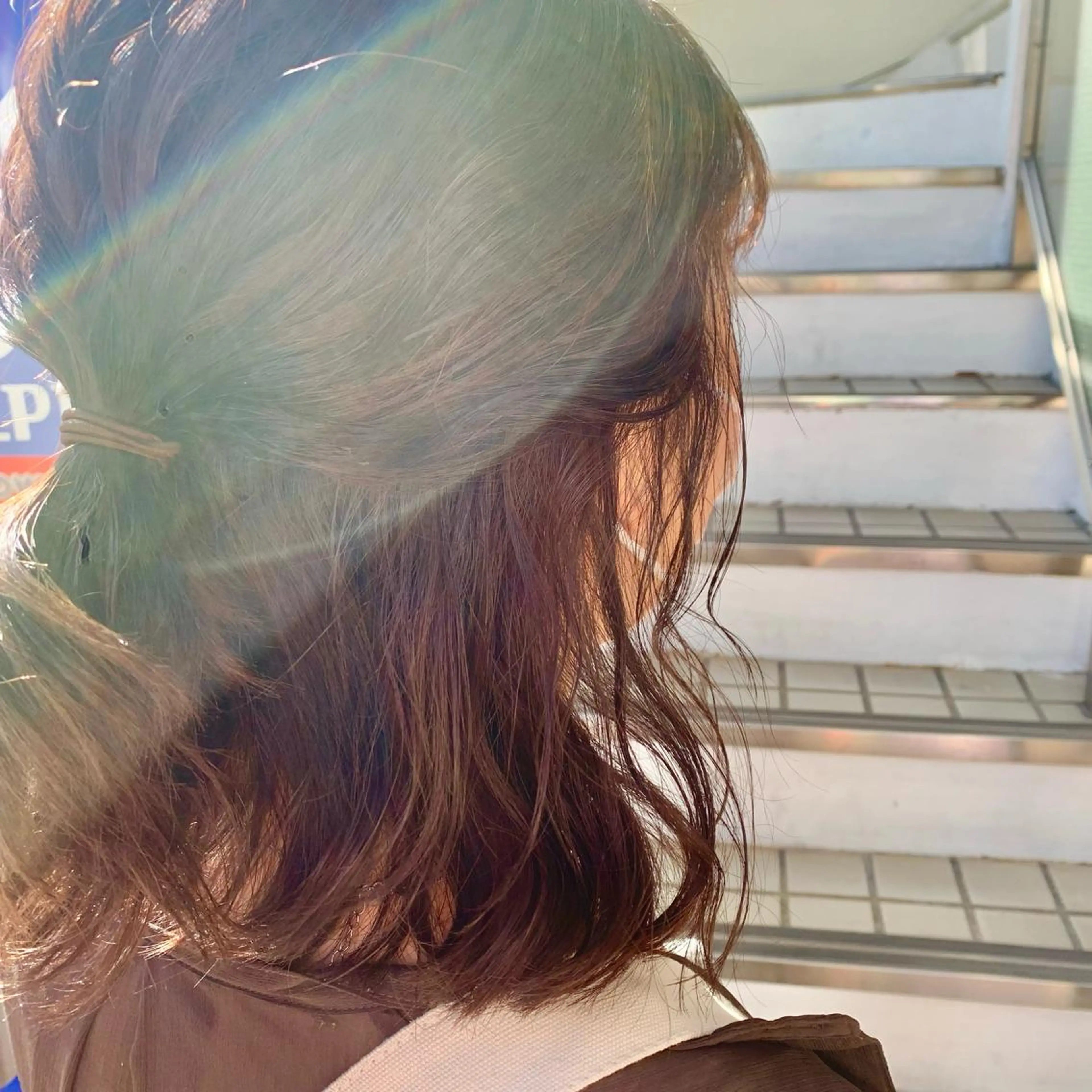 ミディアム カラー ヘアアレンジ ウスイマイコ カット/ケアカラーのヘアスタイル