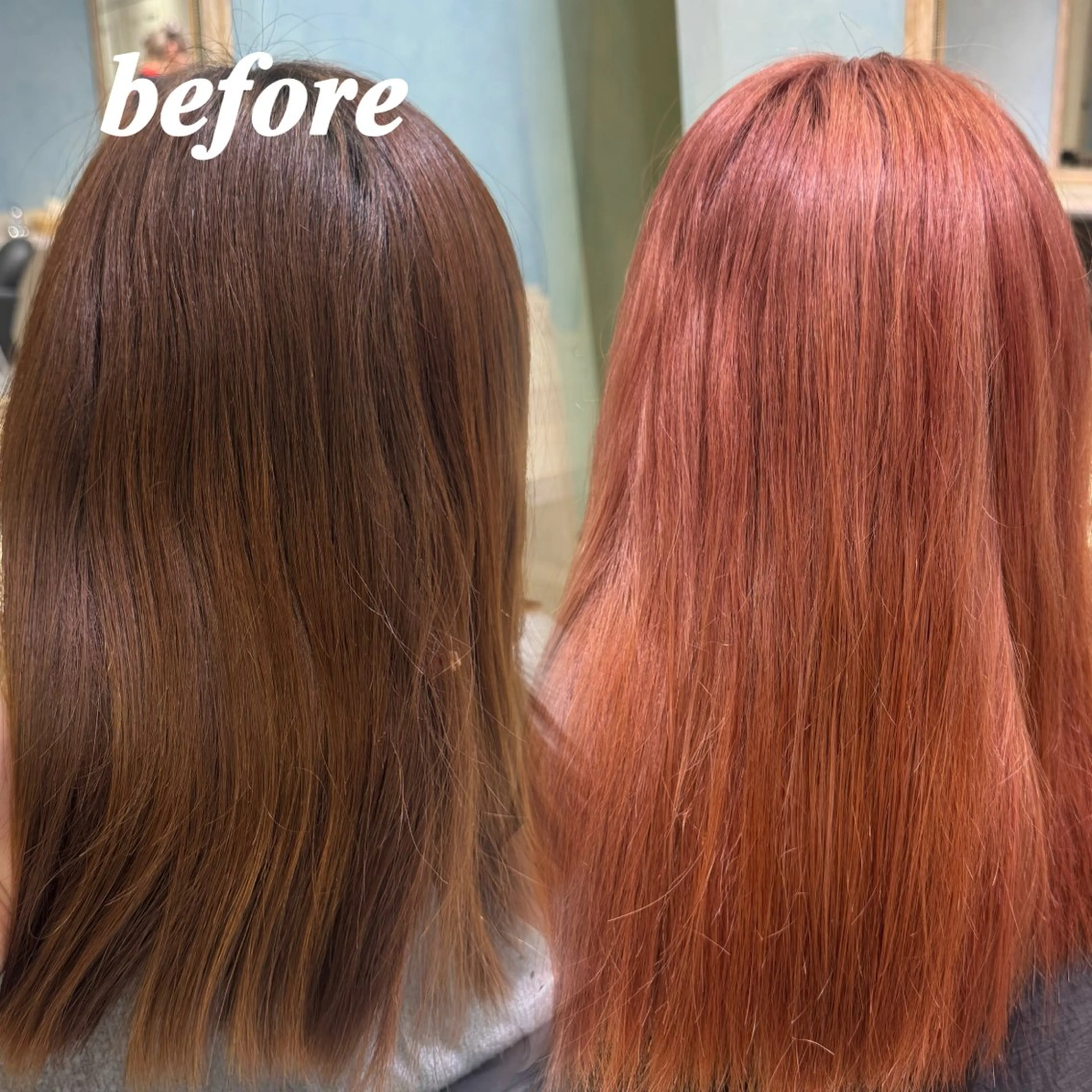 ミディアム カラー 🦋ブリーチ/カラー 専門Aya💖のヘアスタイル