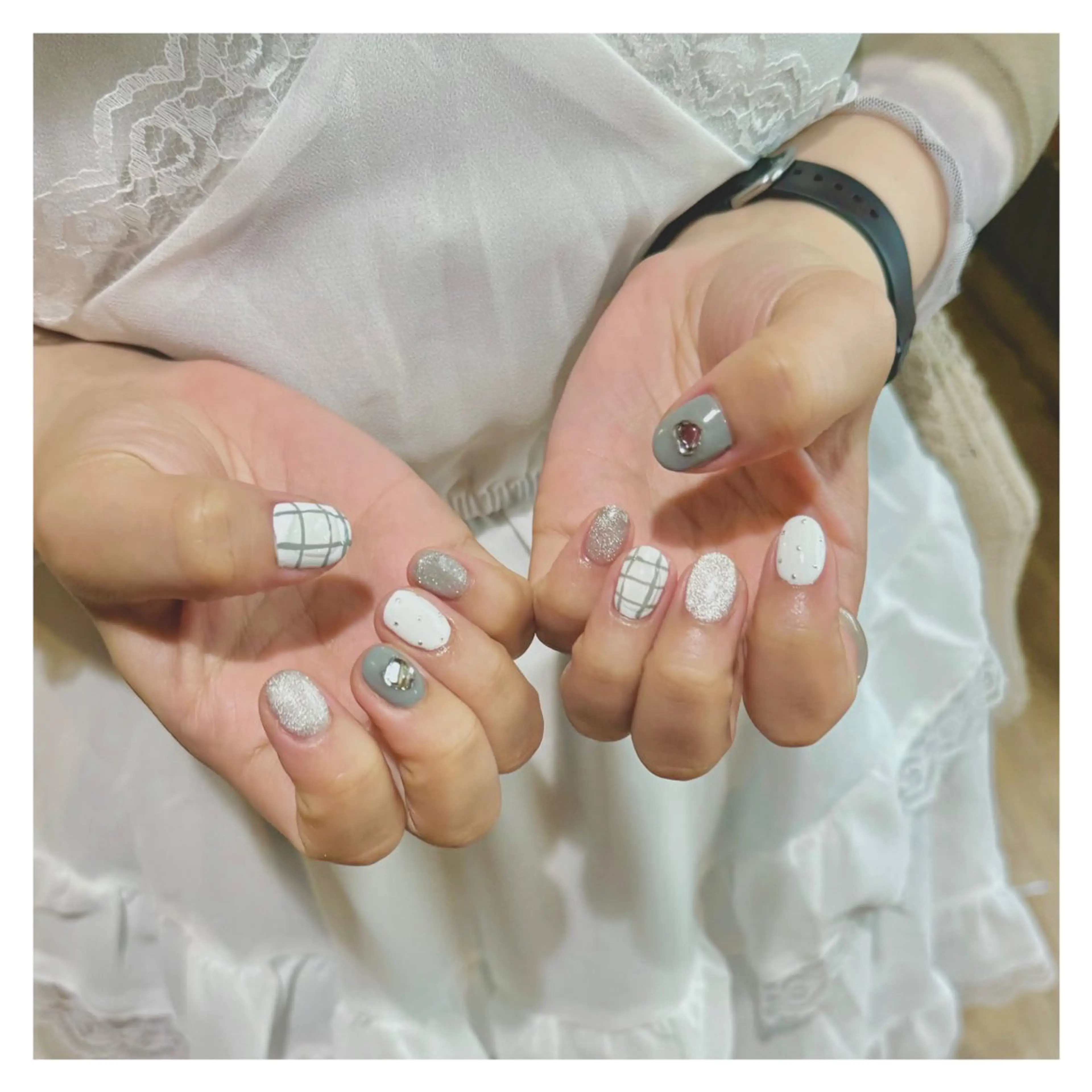 ネイル ハンドネイル joieange 心斎橋Hazukiのネイルデザイン