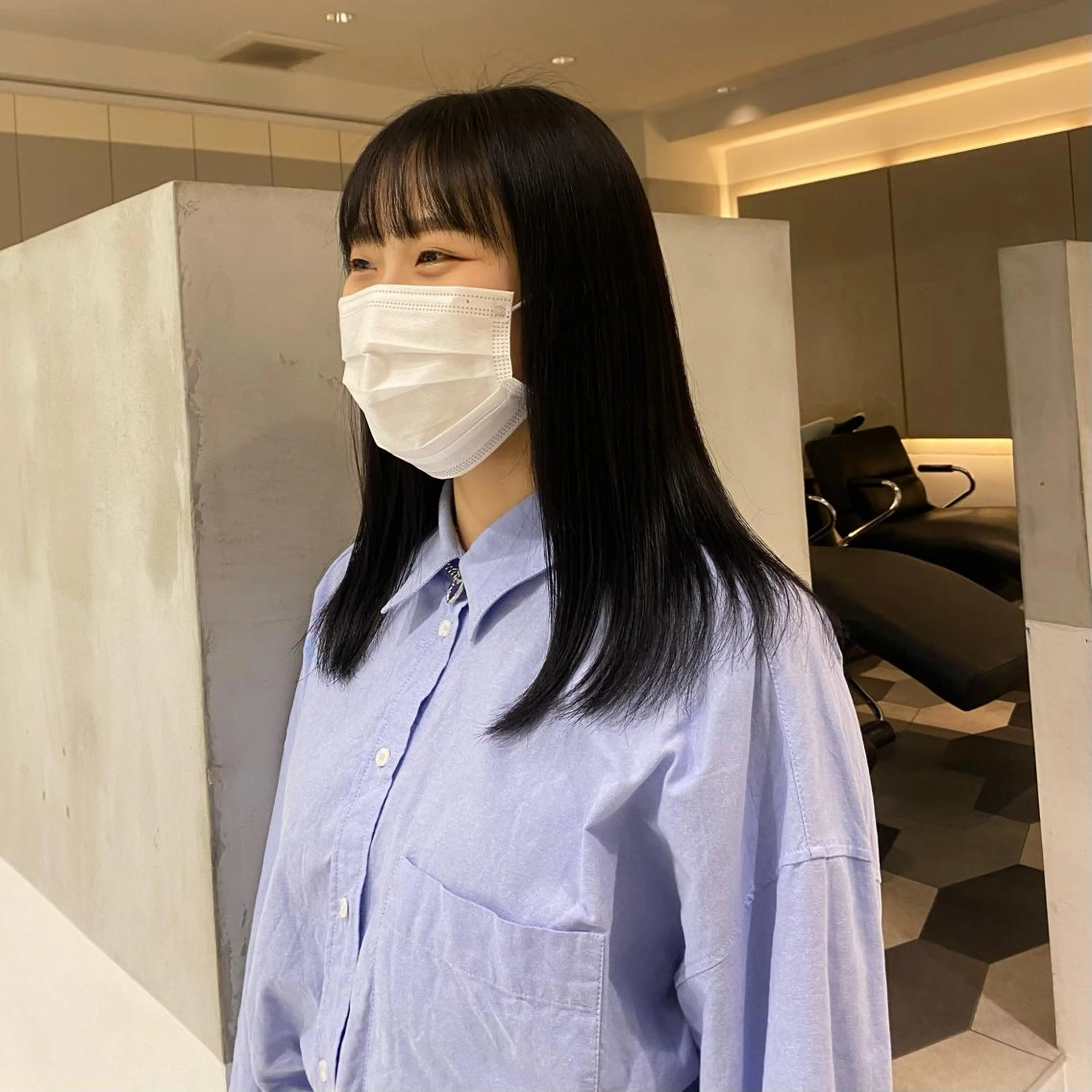 ミディアム カラー ヘアカラー トリートメント 艶感/ナチュラル 🌿マアヤのヘアスタイル