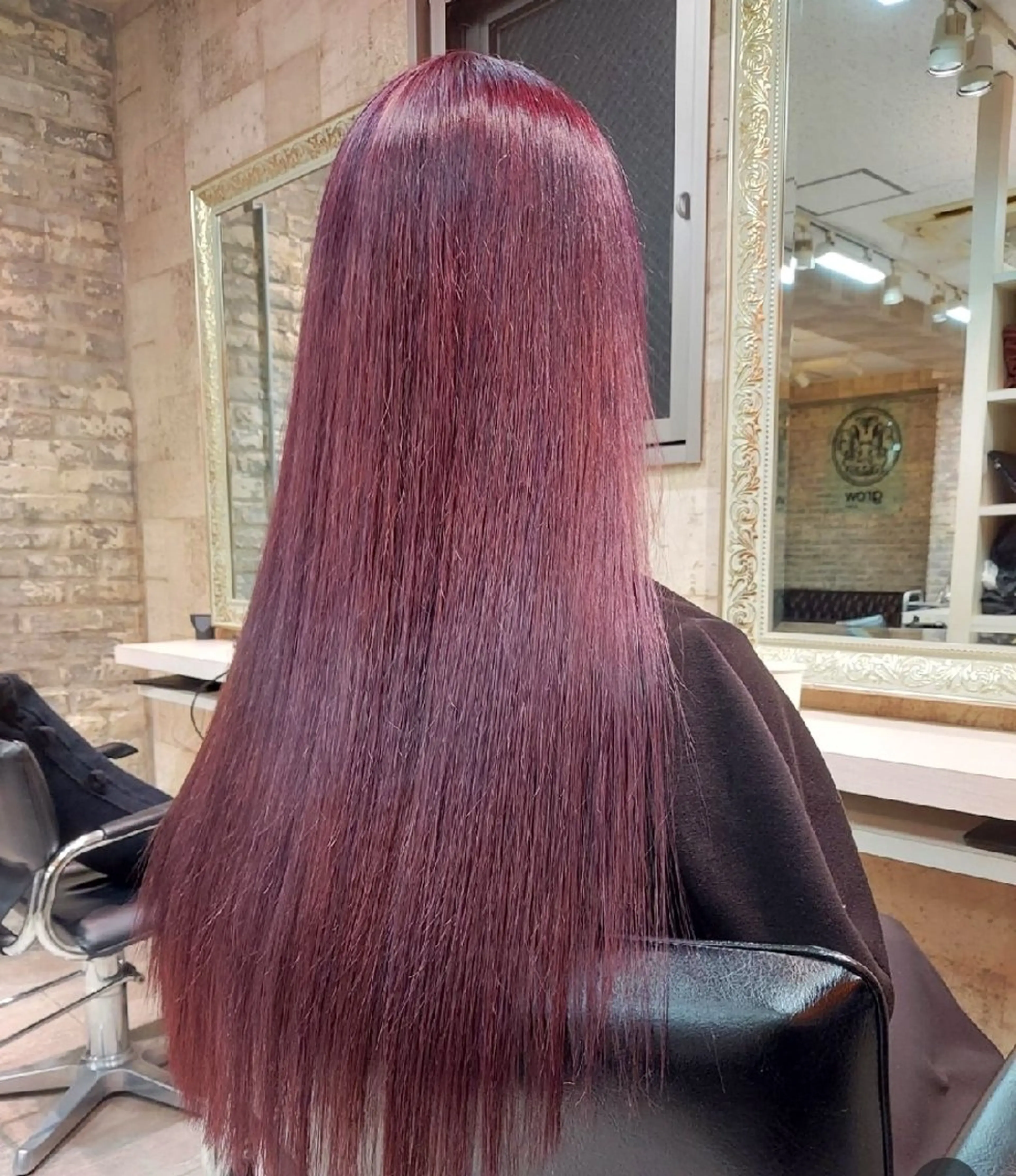 ロング カラー ピンクカラー ヘアカラー トリートメント grow上野御徒町【グロウ】所属・ブリーチ・ハイトーン 特化🎉内山のヘアスタイル