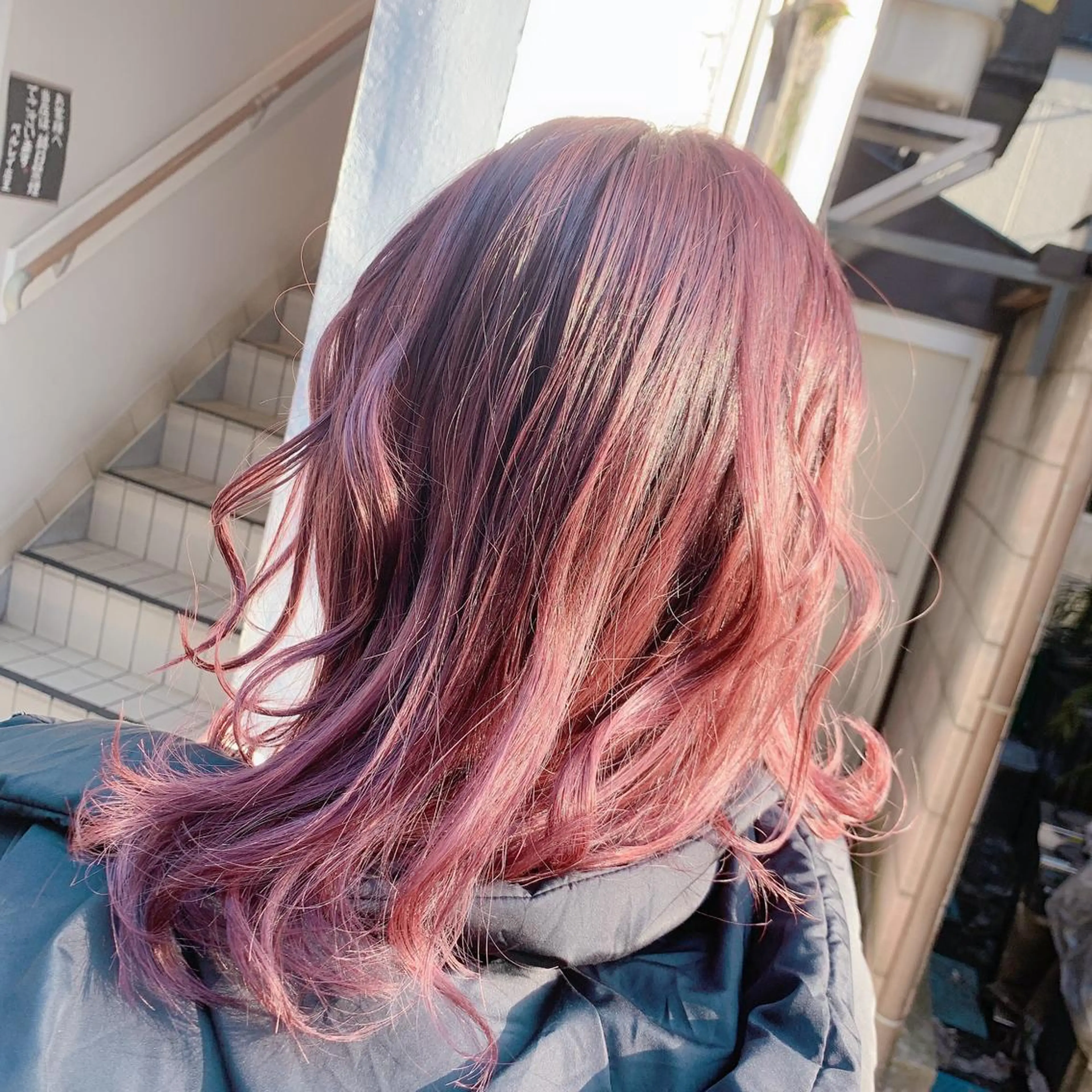 ロング カラー ヘアアレンジ ベージュカラー ラベンダーカラー ラベンダーベージュ 【メンズモデル募集】 Bassa所沢のヘアスタイル