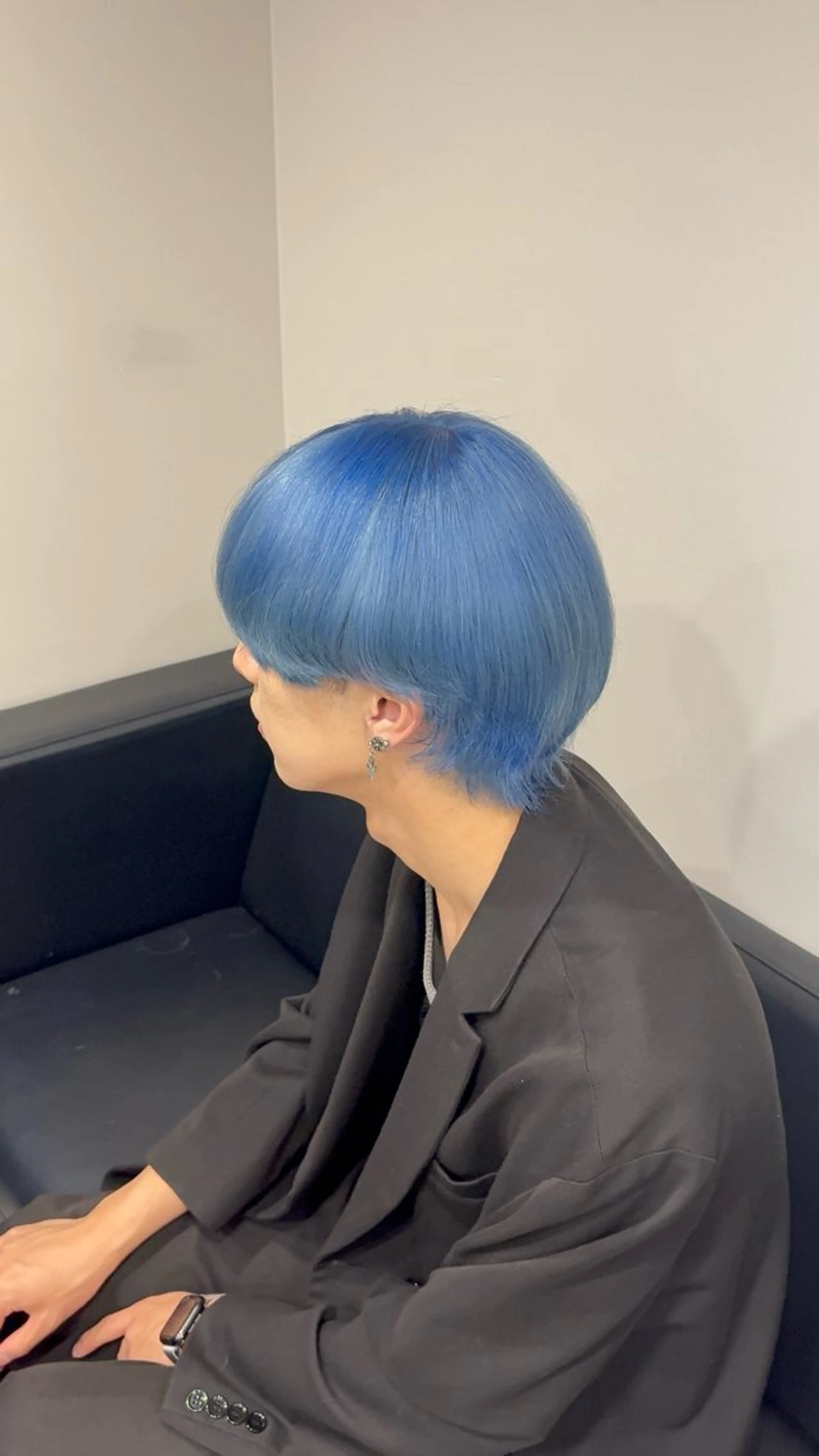 カラー メンズ ブルーカラー ブリーチ得意です♡ Reinaのヘアスタイル