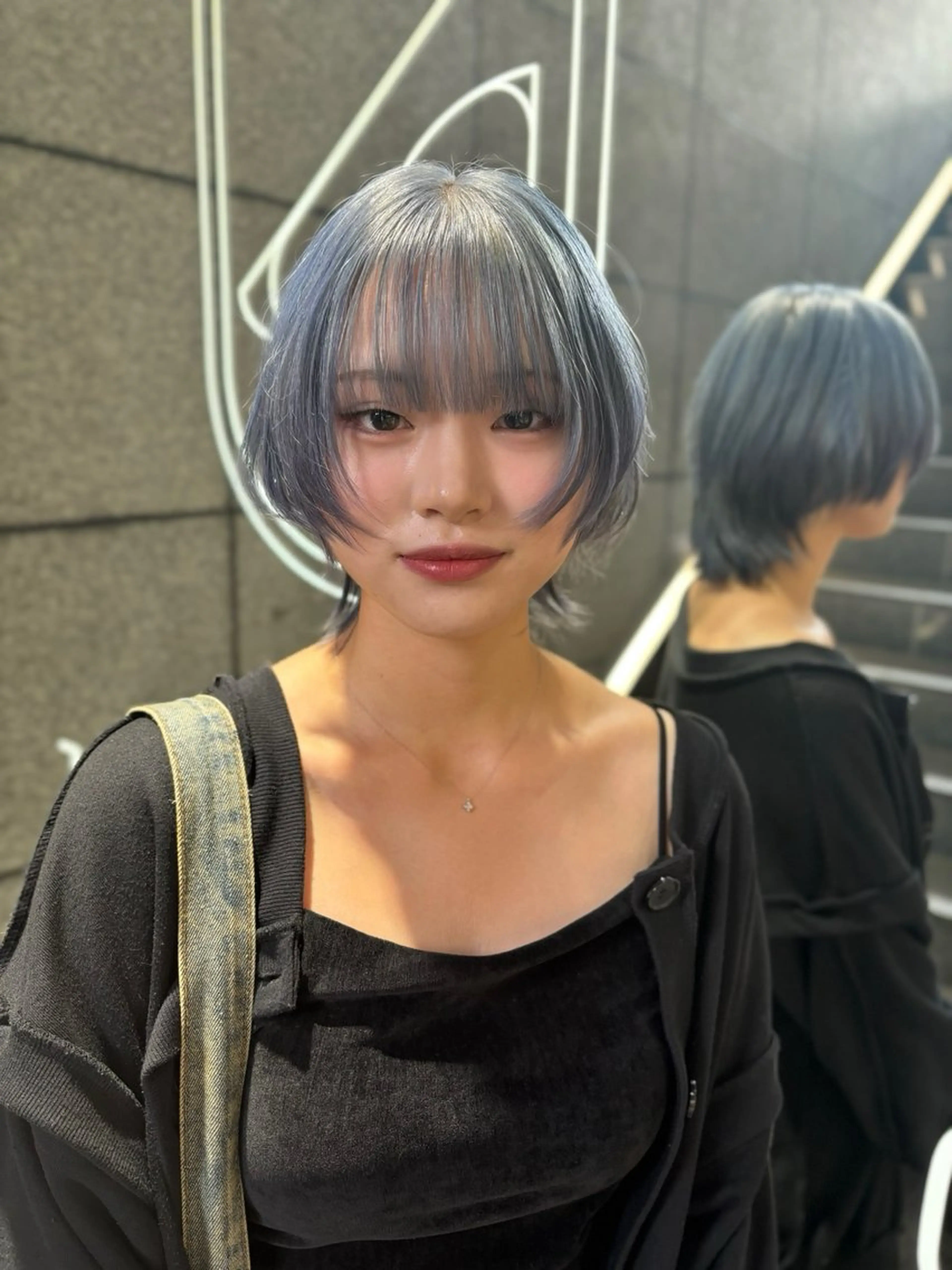 ショート カラー ショートヘア ウルフカット ヘアカラー 🥇メンズパーマ /縮毛矯正/木村神心のヘアスタイル